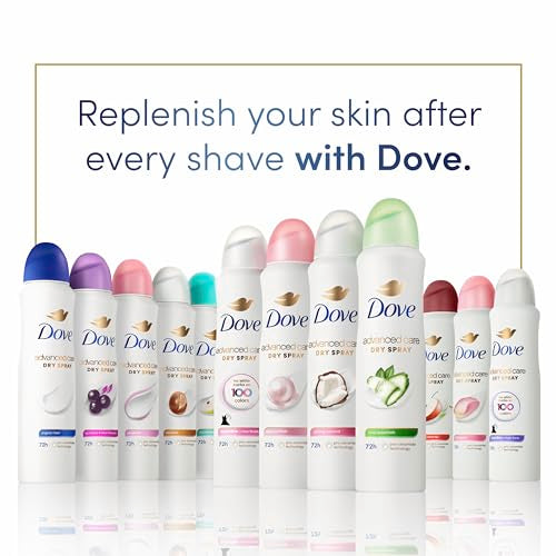 Dove Advanced Care Antiperspirant Deodorant Spray Apple & White Tea to help skin barrier repair by boosting skin's ceramide levels 72-hour odor and sweat protection 3.8 oz