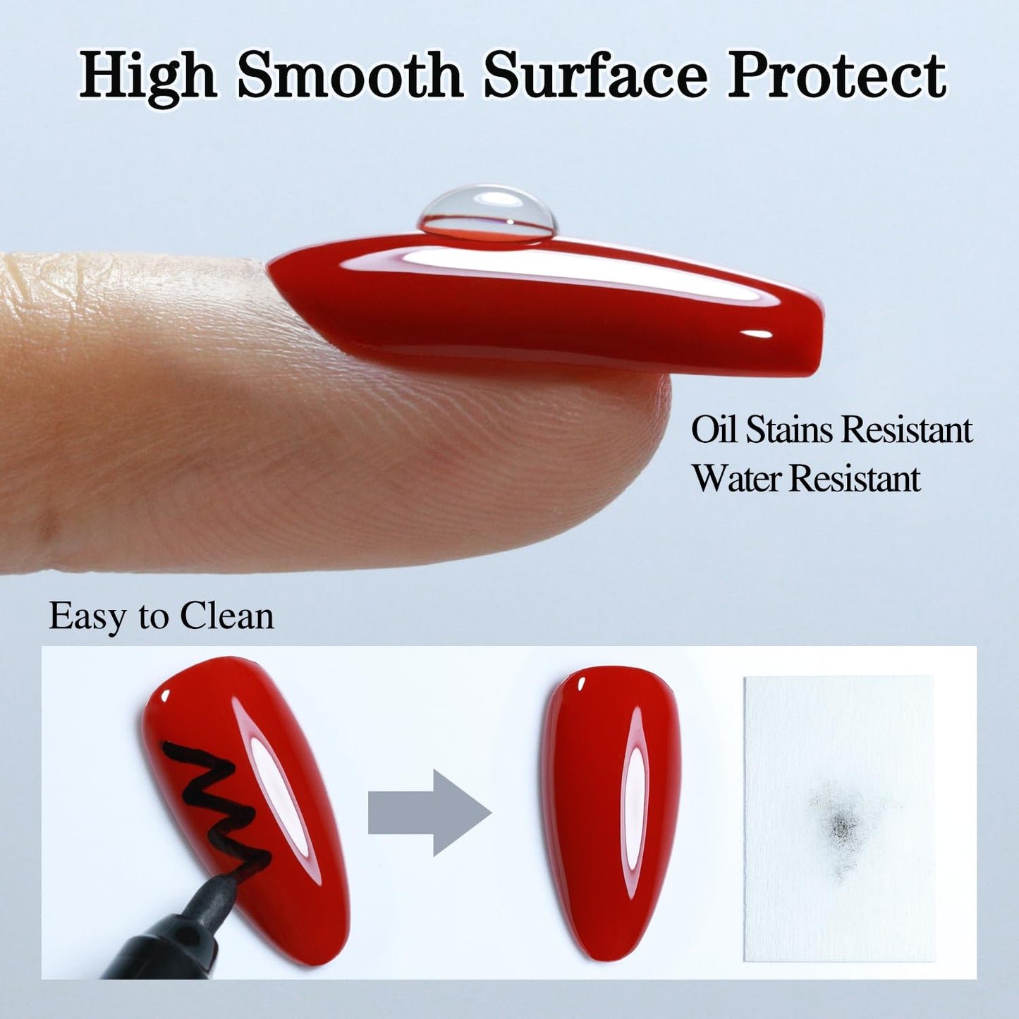Double Rhythm 2 Pcs 15ML No Wipe Gel Top Coat and Base Coat Set Clear Glossy Gel Polish Kit Soak Off LED (2Pcs Top Coat)