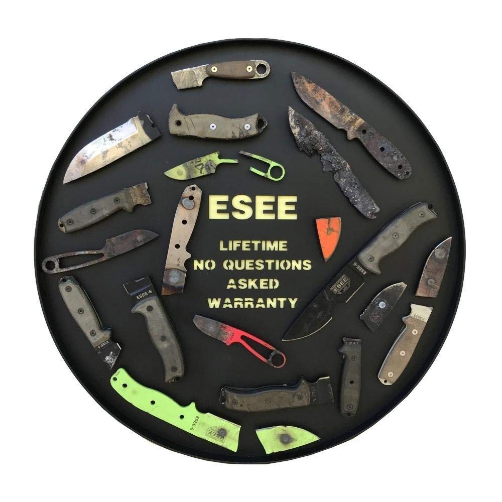 ESEE Knives Izula-B w/Handle, Molded Polymer Sheath, and Clip Plate