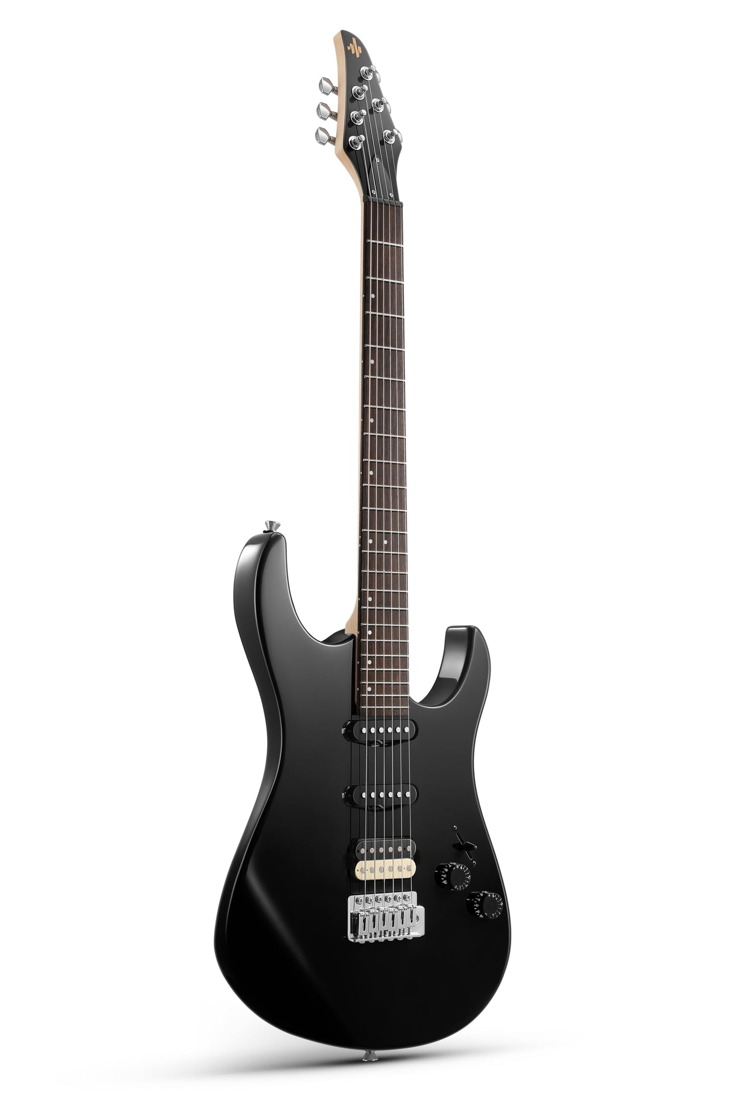 Donner DMT-66 39 Inch Full Size Electric Guitar for Beginner, Starter Electric Guitar Kit with Bag, Black