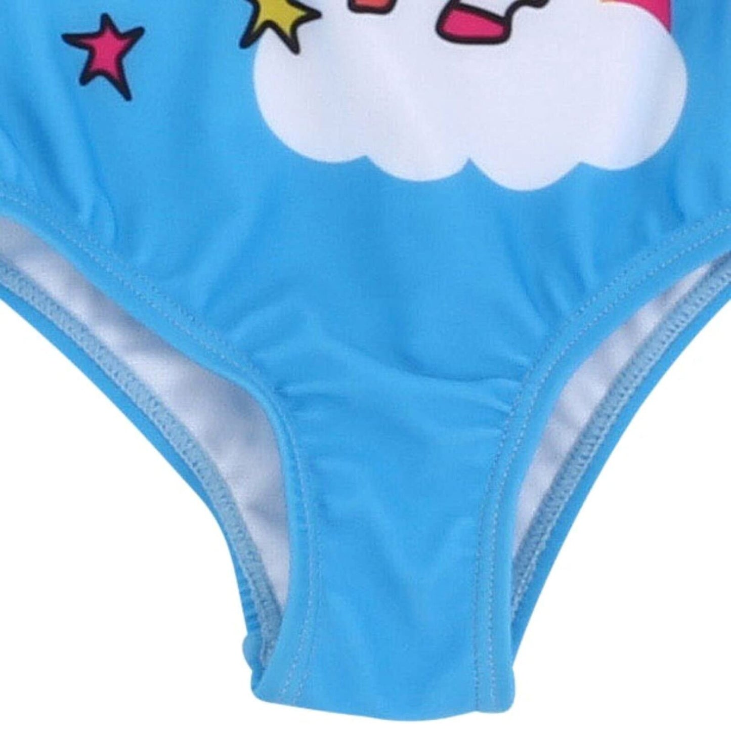 Dreamwave Toddler Girls 3 Piece Swimsuit Set: One-Piece Swimsuit Beach Bag Towel Unicorn S20 4T