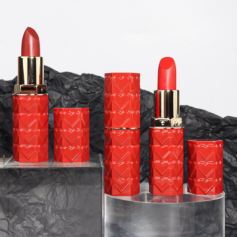 3 Pcs Matte Velvet Lipstick for Women Set,Nude Long Lasting Matte Lip Stick 24H Waterproof for Girls Natural Lip Makeup,Matte Non-Stick Lipstick Makeup for Women,labiales magicos 24 horas originales