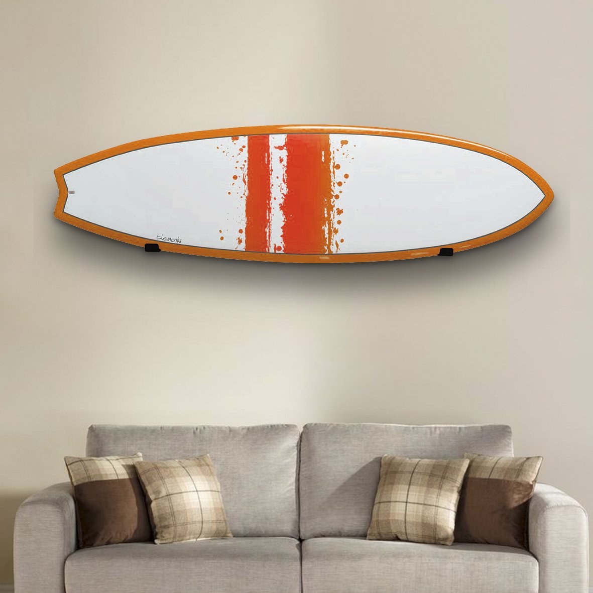 EasyGoProducts Wall Short Longboard Storage – Surfboard Display Surf Board Rack-Minimalist Style