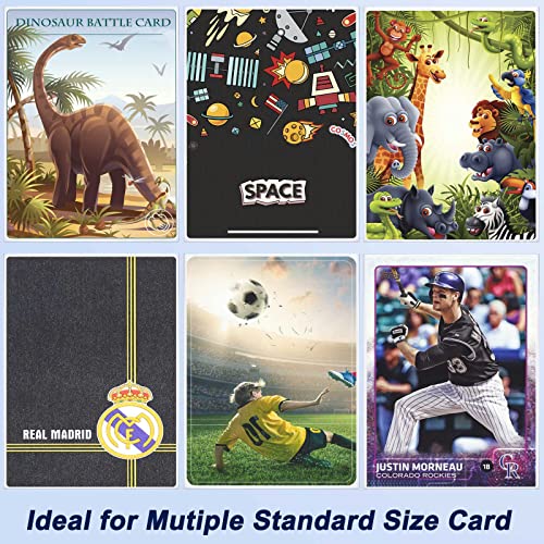 100 Counts Clear Penny Card Sleeves for Trading Cards, Plastic Soft Card Sleeves Card Protectors Fit for MTG Yugioh, Baseball Card, Sports Cards, Game Card Standard Cards