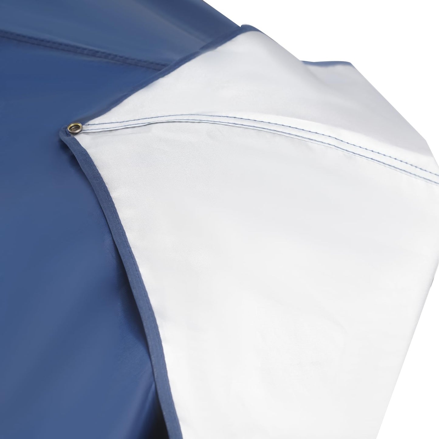 15.09x7.55ft Car Canopy Umbrella, Car Sun Shade Umbrella Cover Tent with Wind-Proof Ropes, Semi Automatic Portable Roof Tent for Cars Protection (Navy Blue)