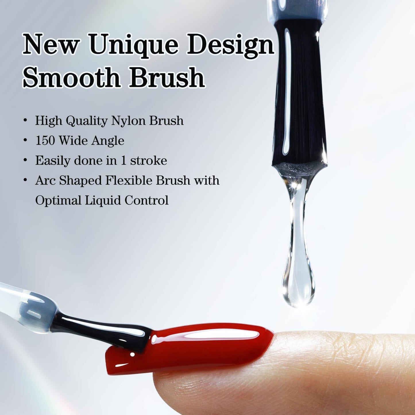 Double Rhythm 2 Pcs 15ML No Wipe Gel Top Coat and Base Coat Set Clear Glossy Gel Polish Kit Soak Off LED (2Pcs Top Coat)