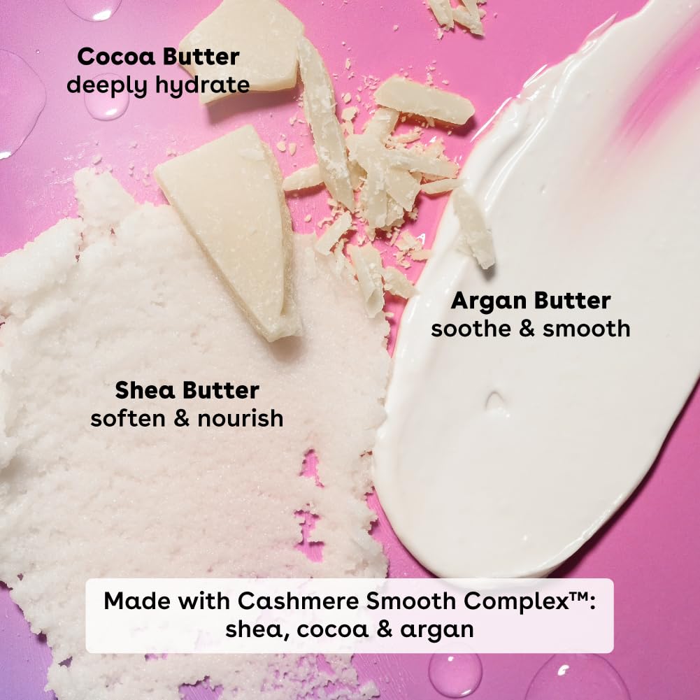 eos Shea Better Cashmere Body Wash, Vanilla Cashmere, Moisturizing and Nourishing, pH Balanced Creamy Gel Formula, Paraben & Phthalate Free, Sensitive Skin,16 fl oz