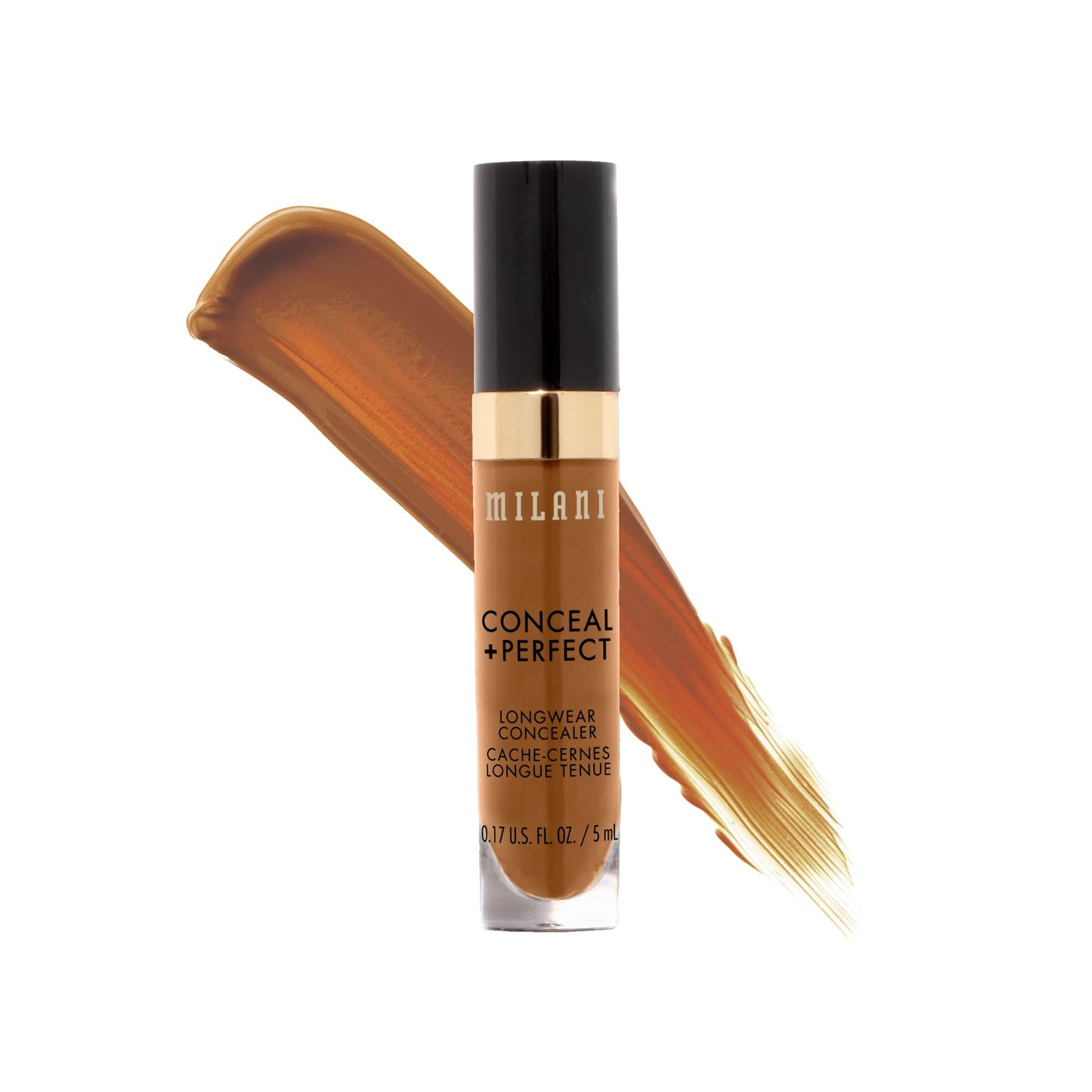 Milani Conceal + Perfect Longwear Concealer - Warm Almond (0.17 Fl. Oz.) Vegan, Cruelty-Free Liquid Concealer - Cover Dark Circles, Blemishes & Skin Imperfections for Long-Lasting Wear