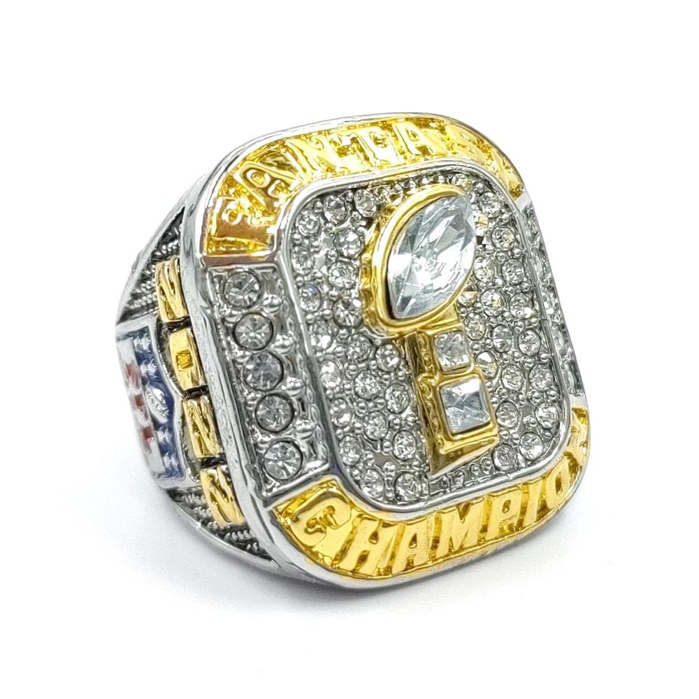 2022 Fantasy Football Championship Rings Trophy Prize (with Paper Box,9)