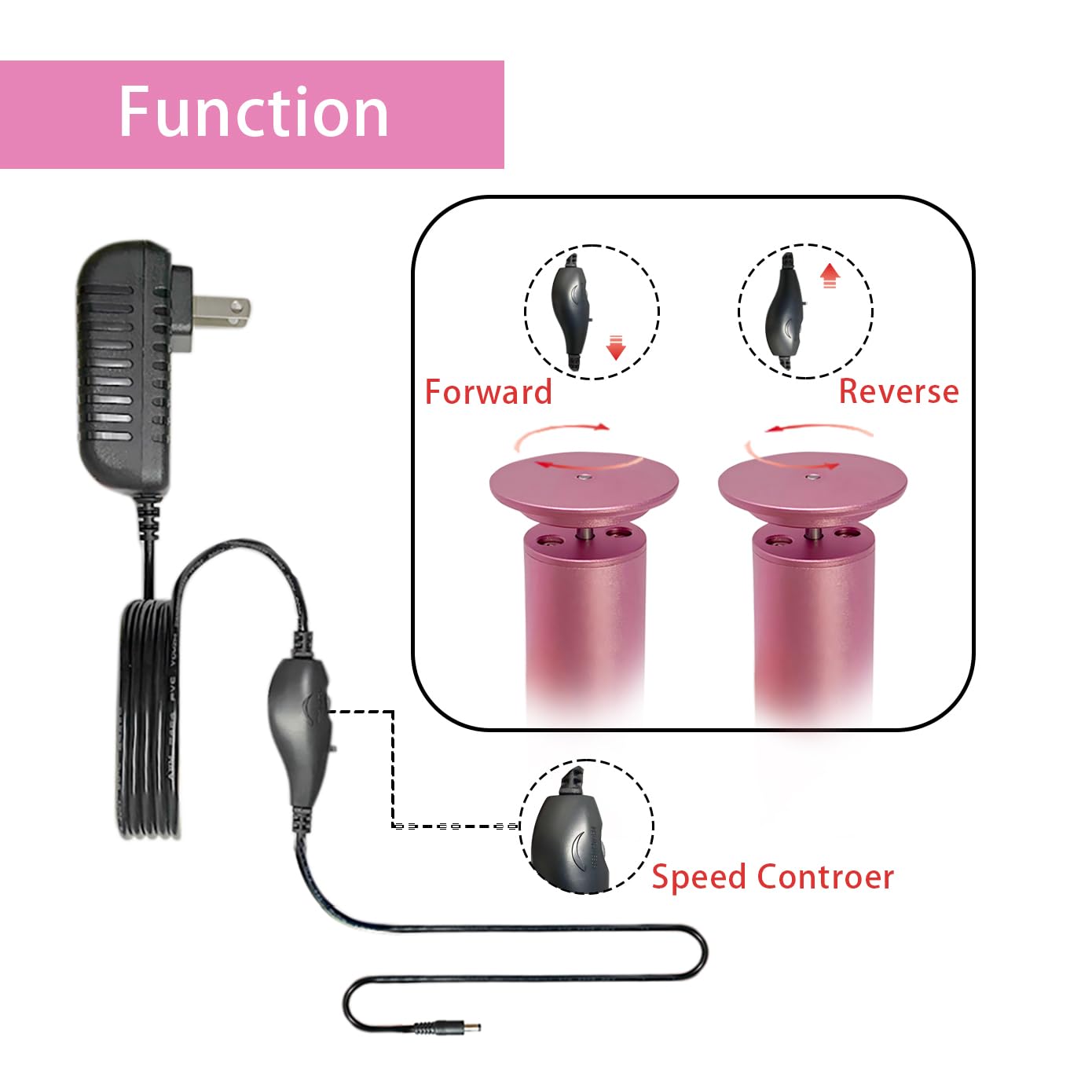 Electric Foot Callus Remover,MOWLIE Electric Foot Care Tools with Speed Controller and 60pcs Replacement Sandpaper Disk for Men Women Dead Dry Crack Skin Calluses (Pink01)