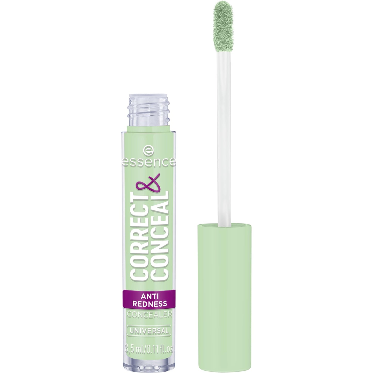 essence | Correct & Conceal Anti-Redness Concealer | Neutralizes Redness with Soothing Aloe Vera | Vegan & Cruelty-Free (100 | Green)