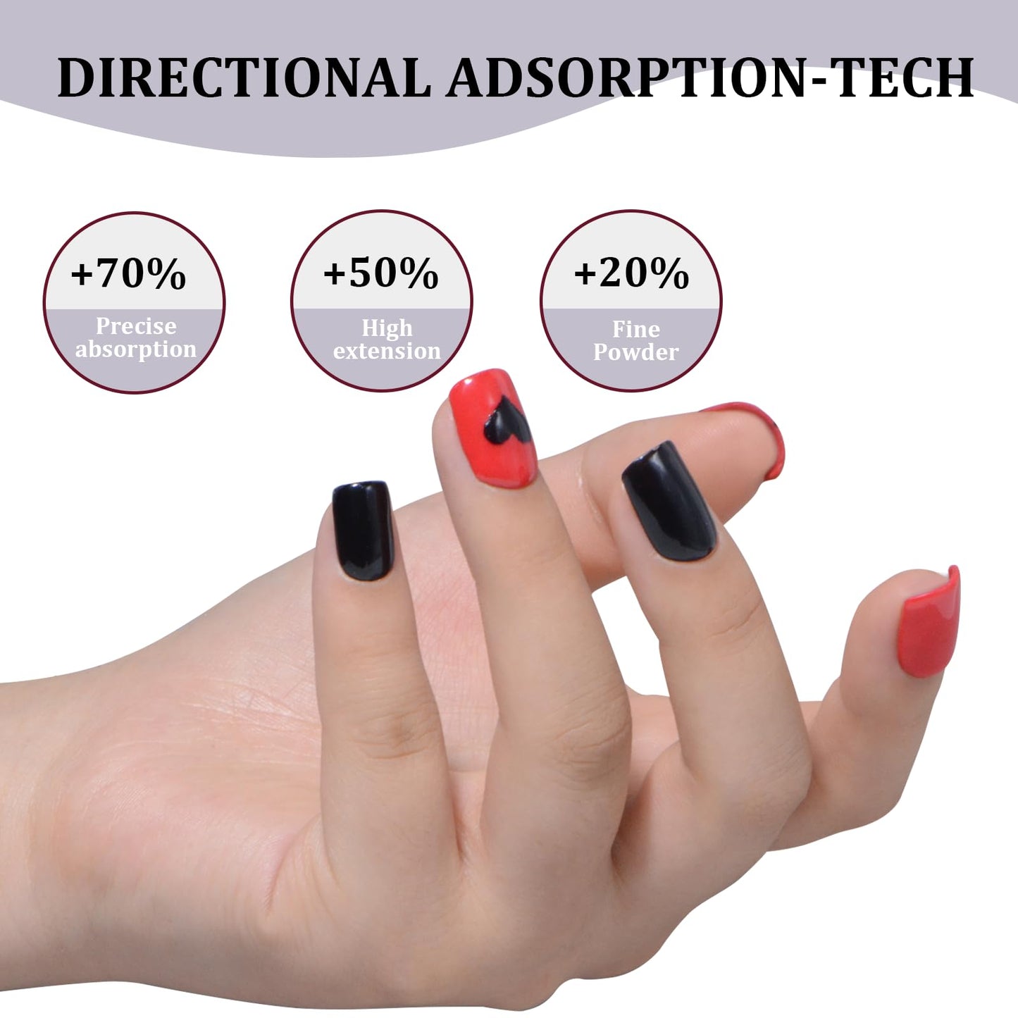 Eodci 12 Pcs Dip Powder Nail Kit Starter, 6 Colors Red Black White Dipping Powder Kit With Base & Top Coat/Activator/Brush Saver, Nail Art Dip Manicure Kits for Women