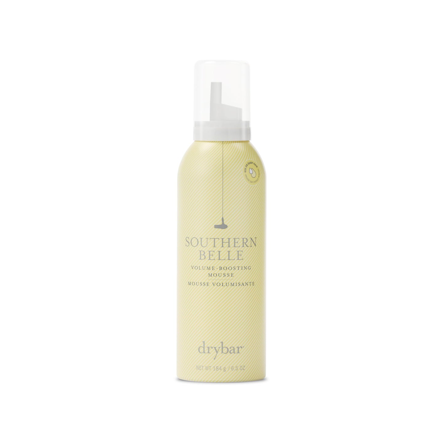 Drybar Southern Belle Volume - Boosting Mousse - Full Size| Prevents Frizz & Damage, Smoothes Hair, and Provides Shine for Long-Lasting Body & Style