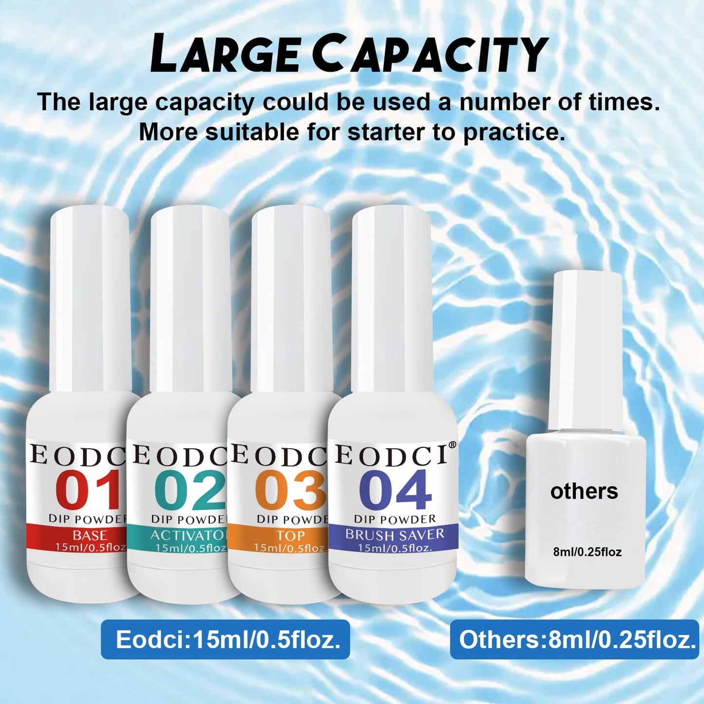 Eodci Dip Powder Nail Set, 6 Colors Nude Series 12 Pcs Dipping Powder Kit With Base & Top Coat/Activator/Brush Saver,Nail Art Dip Manicure Kits Odor-Free&Long-Lasting, No Needed Nail Lamp Curing