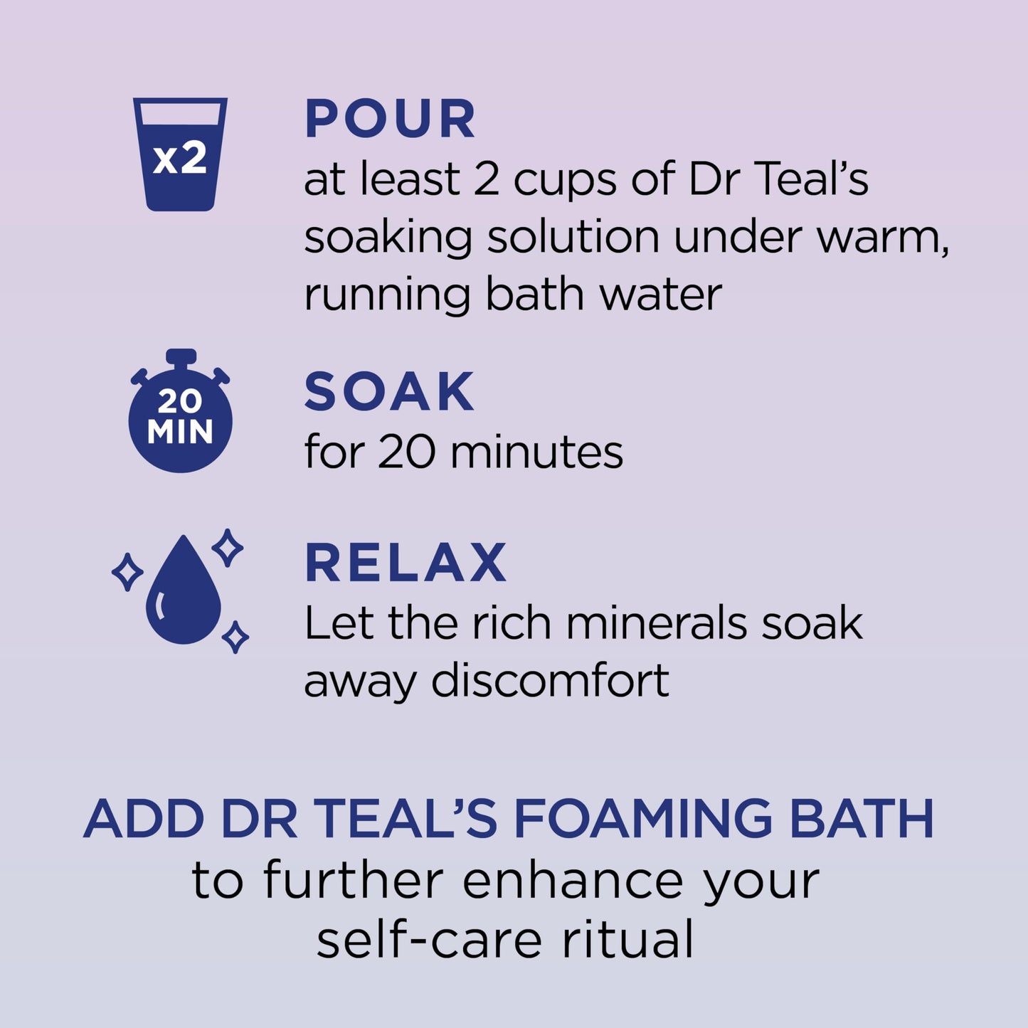 Dr Teal's Pure Epsom Salt Soak, Sleep Blend with Melatonin, Lavender & Chamomile Essential Oils, 3 lbs (Pack of 2)