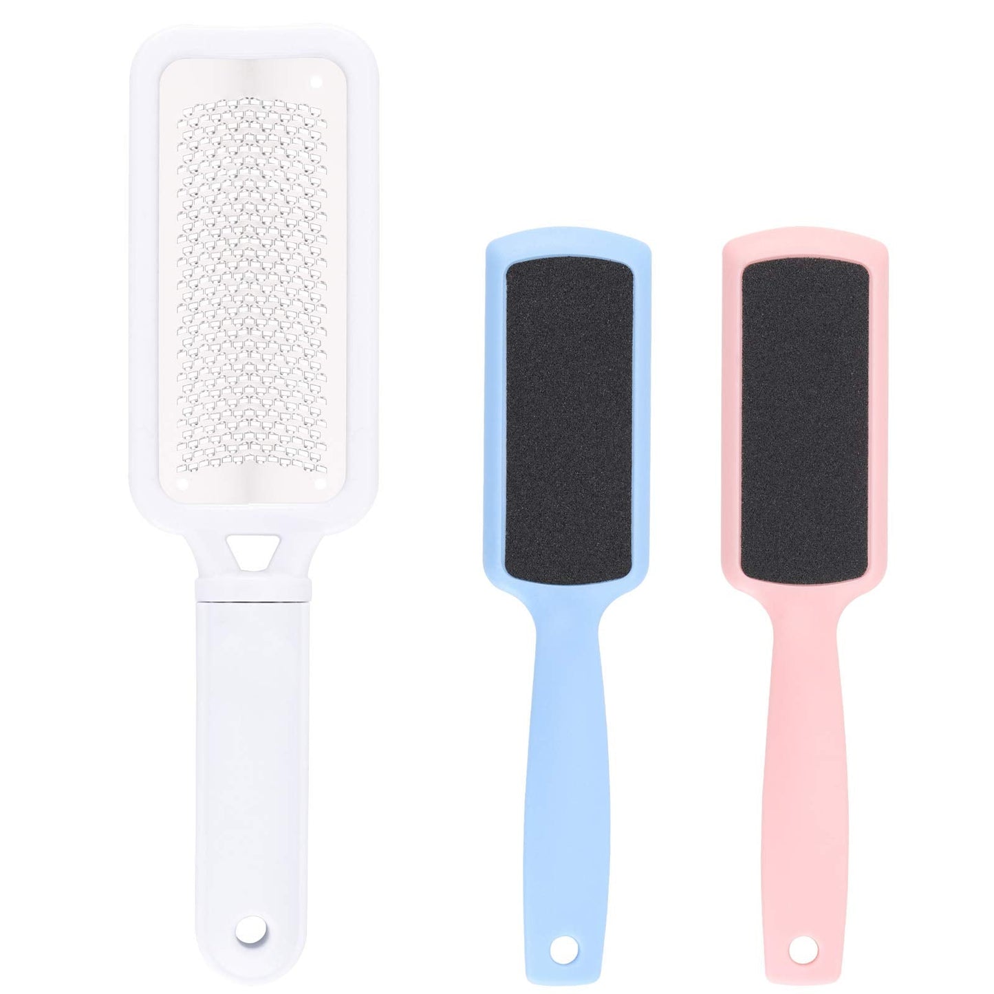 3 Pieces Foot Files Kit Foot Scrubber Colossal Foot File Callus Remover for Dead Skin Foot Grater Pedicure Tools Callus File for Feet