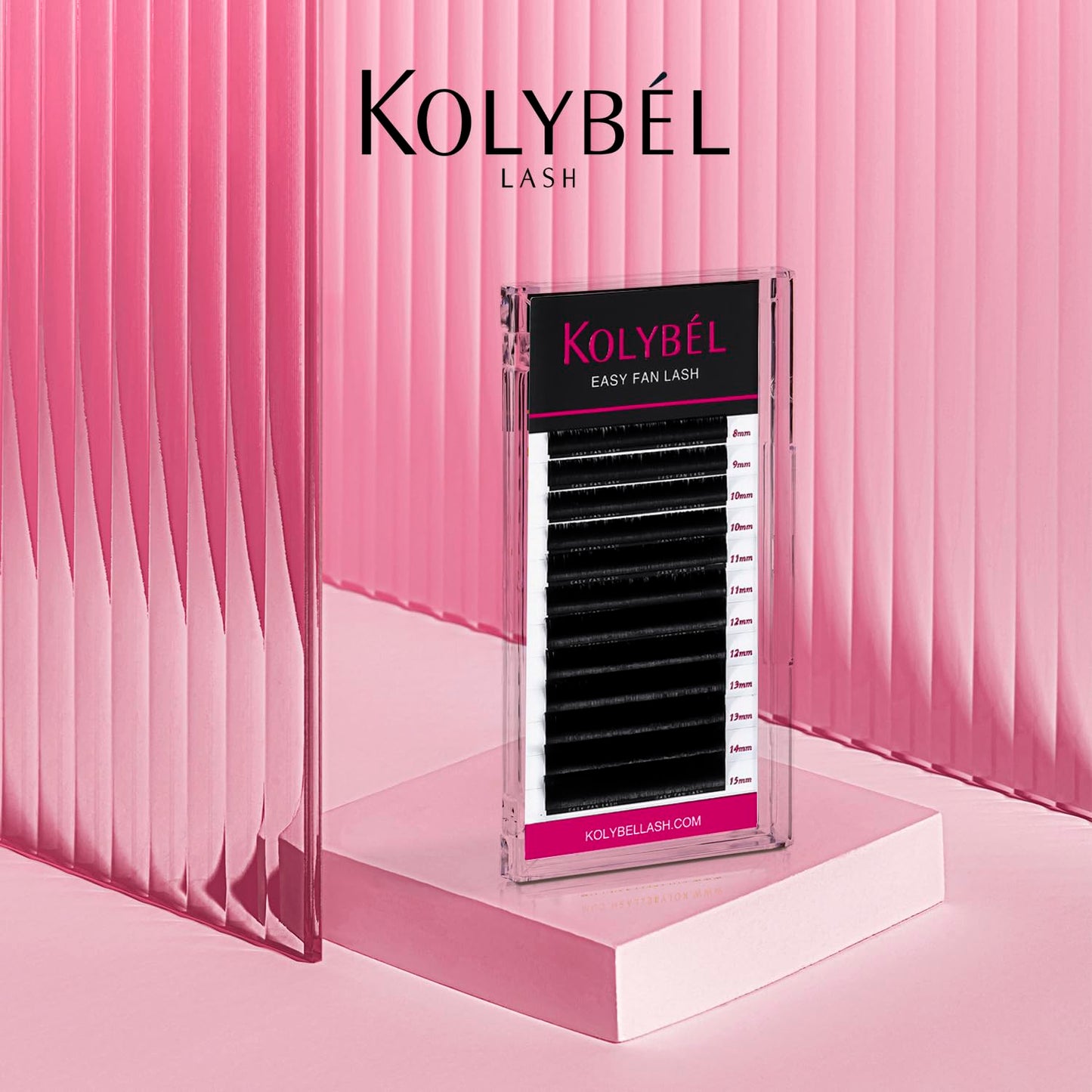 Easy Fan Lashes 0.05 D 15-20MM & Easy Fan Lashes 0.05 D 8-15MM