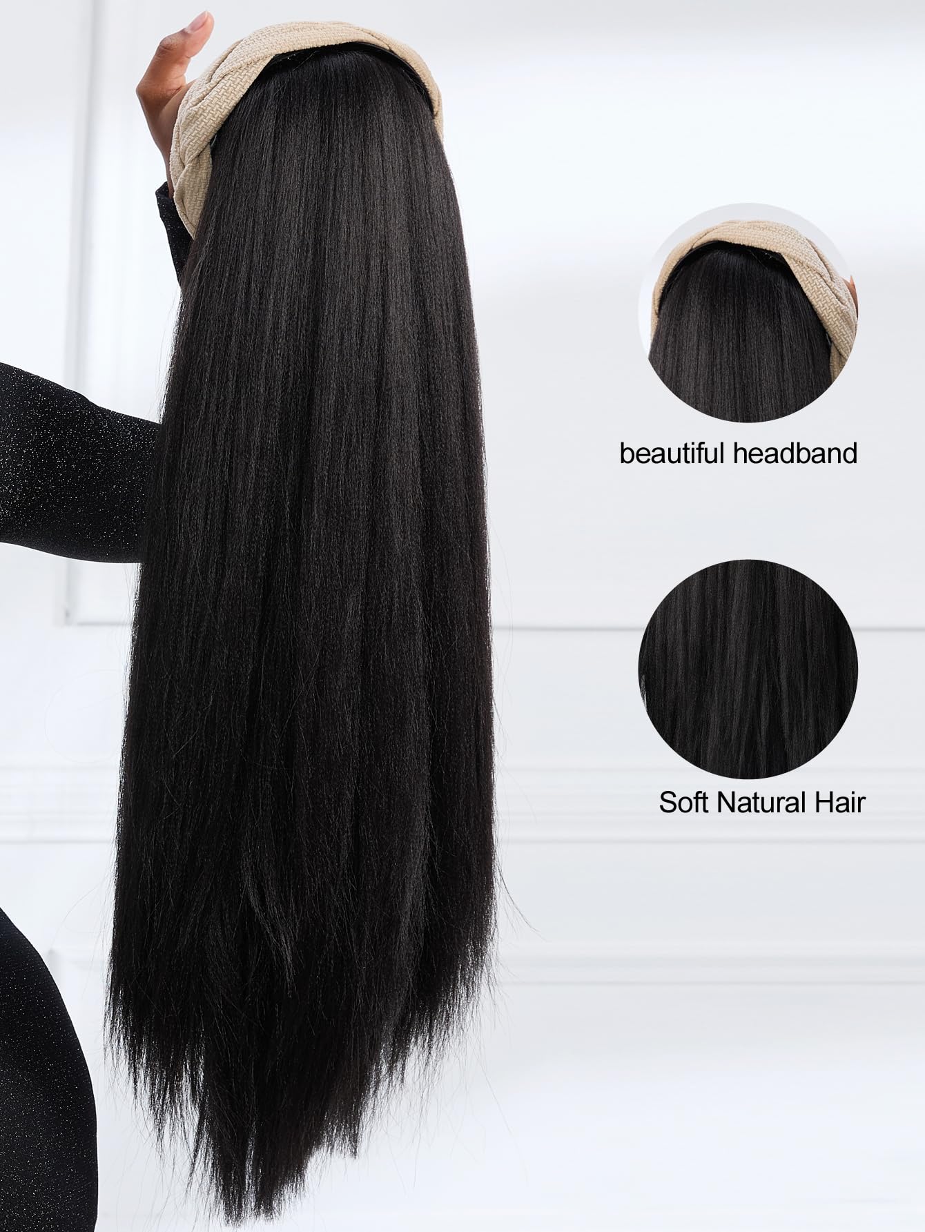 DSFUA Removable Headband Wig (A64-13-BFG-YAKI-ZRH)