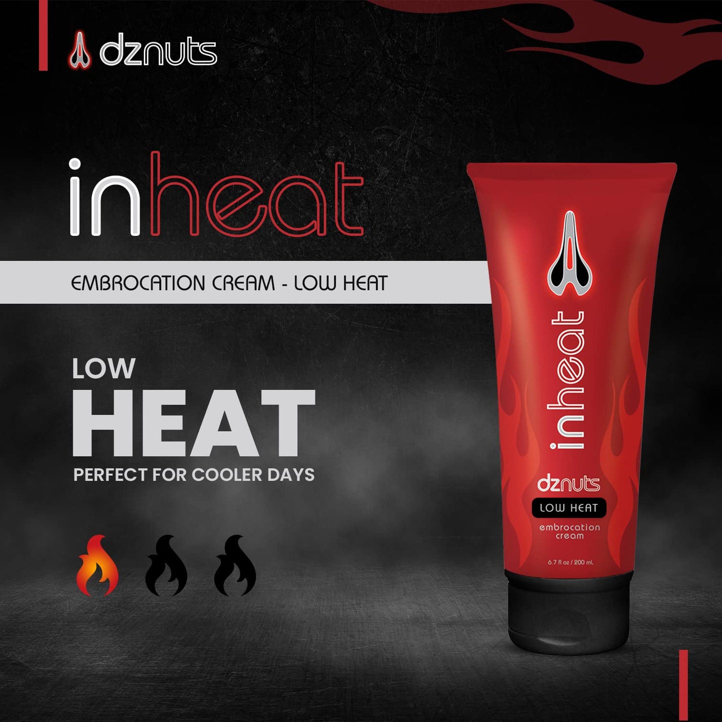 dznuts, Men’s Pro Chamois Cream + in Heat Embrocation Cream (Low Heat)