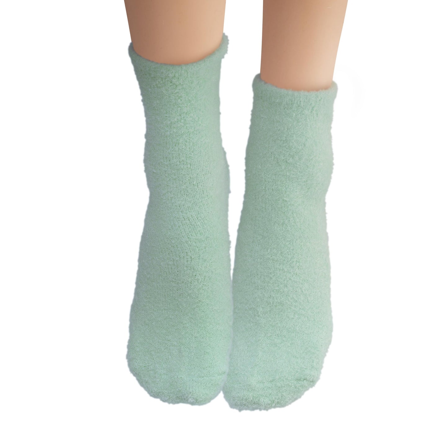 Earth Therapeutics Aloe Vera Socks – Infused w/Aloe Vera & Vitamin E – Helps Dry Feet, Calluses, Dead Skin – Use w/Lotion – Green/Confetti – 2 Pairs