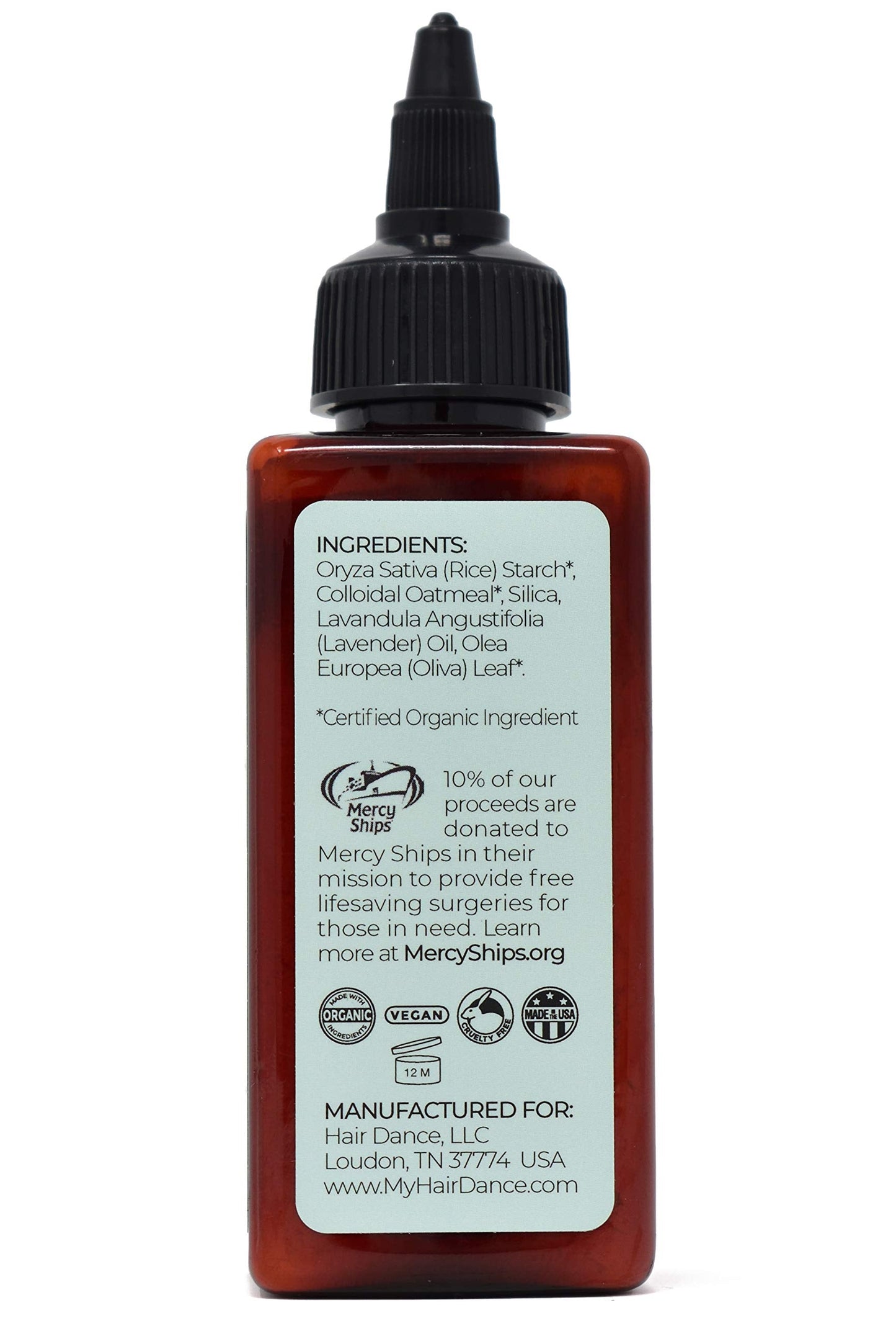 Dry Shampoo Volume Powder | Natural & Organic | Jumbo size | For Dark and Blonde Hair | Made in USA | (Lavender, 2 Ounce (Pack of 1))