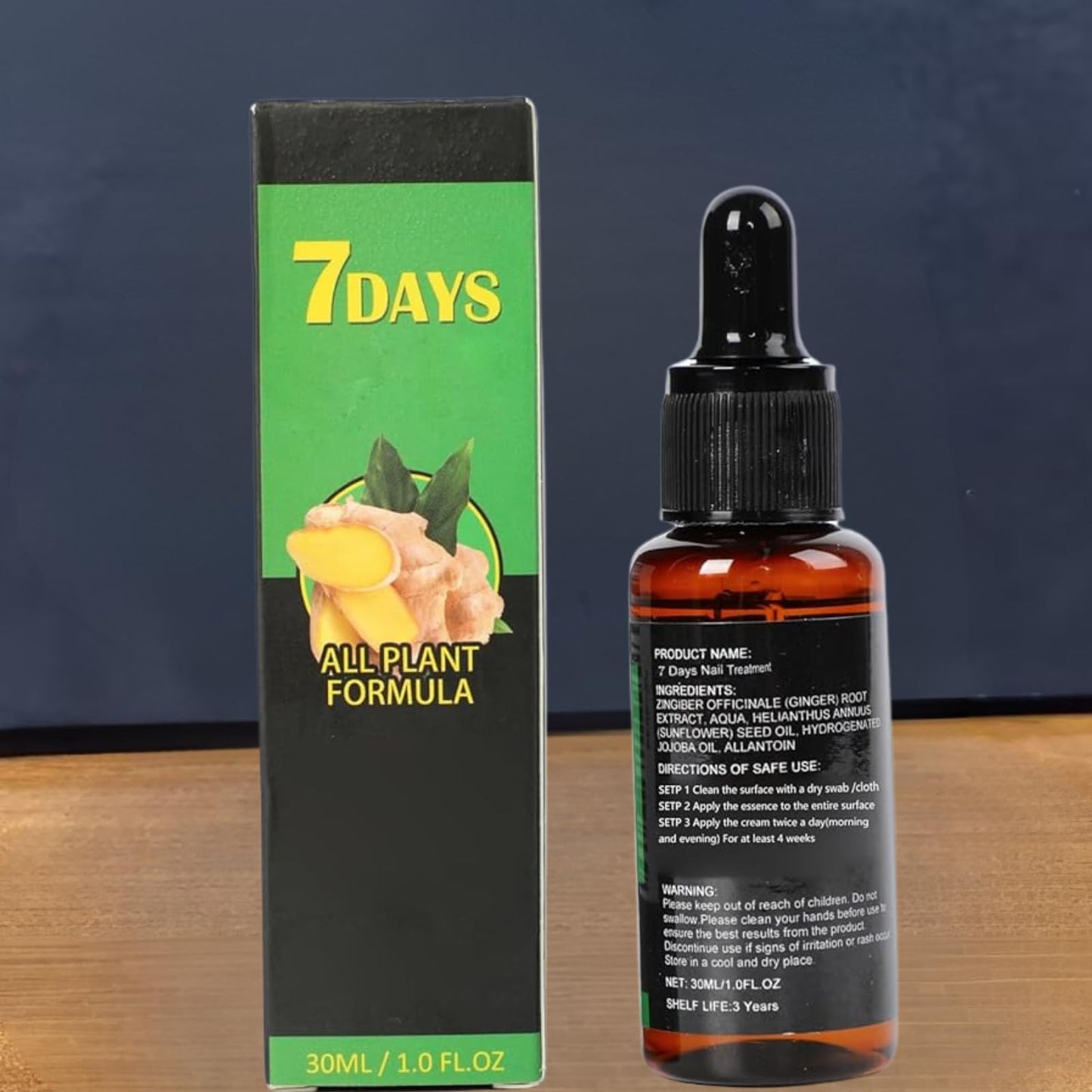 2PCS Ginger Growth Serum, Ginger Cuticle Care Oil for Nails,Ginger Nail Support