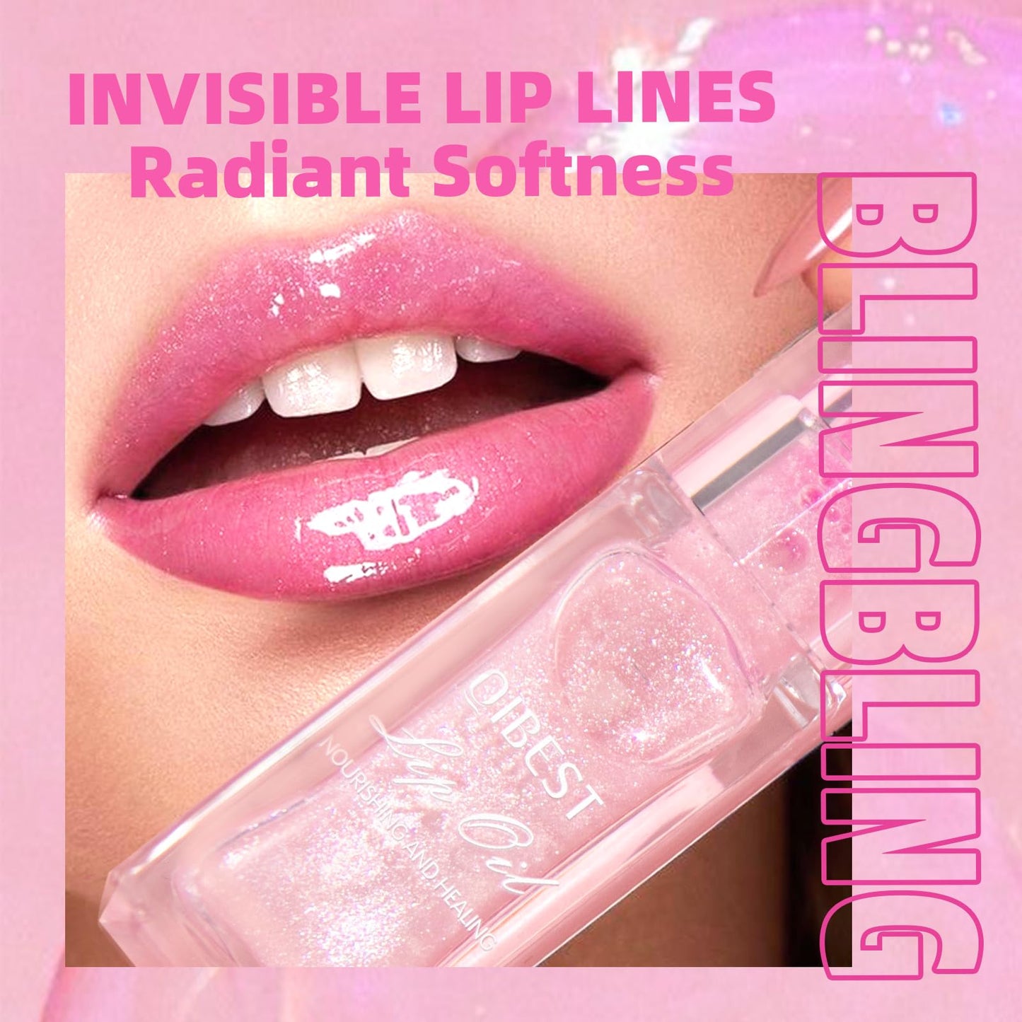2Pcs Magic Color Changing Moisturizing Lip Glow Oil Plumping Glimmer Glow Lipstick, Hydrating Lip Gloss Lip Balm Transparent Lip Care, Long Lasting Moisturizing Non-sticky Fresh Texture Lip Oil