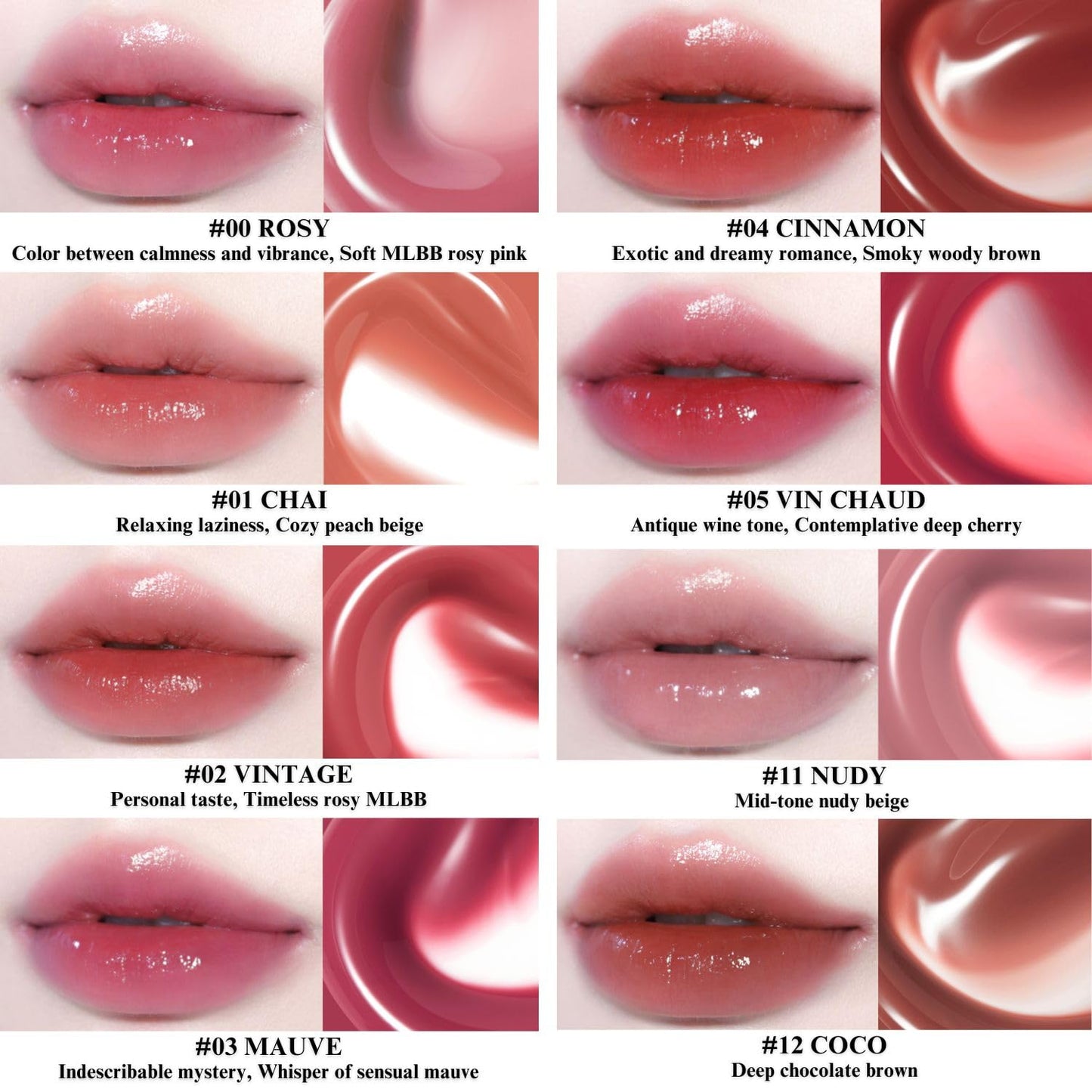 BBIA Glow Tint – Lip Plumping Volumizing Glossy & Glowy Lip Stain Naturally Moisturizing Comfortable Texture Lightweight Long-Lasting Vivid Color Non-Sticky Korean Makeup (02 VINTAGE, Pack of 1)