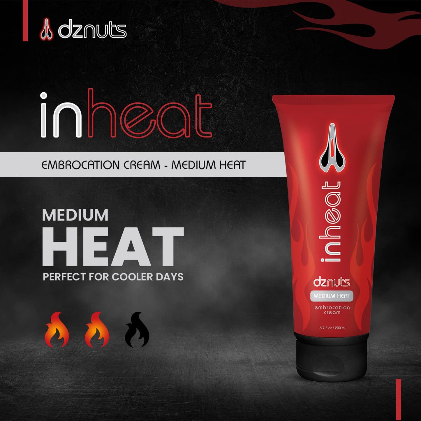 dznuts, Women’s Bliss Chamois Cream with InHeat Embrocation Cream for Cold Weather (Medium Heat)