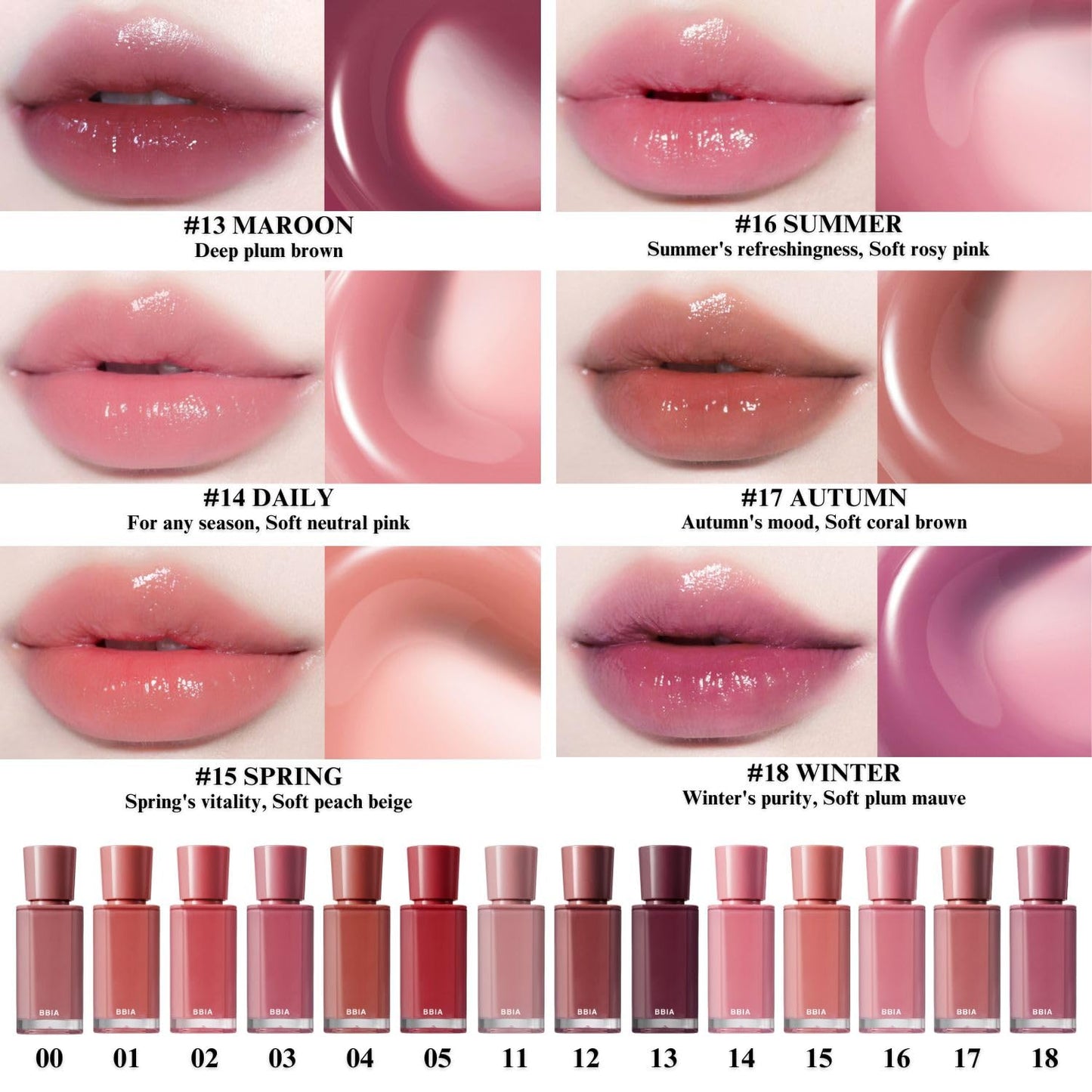BBIA Glow Tint – Lip Plumping Volumizing Glossy & Glowy Lip Stain Naturally Moisturizing Comfortable Texture Lightweight Long-Lasting Vivid Color Non-Sticky Korean Makeup (02 VINTAGE, Pack of 1)