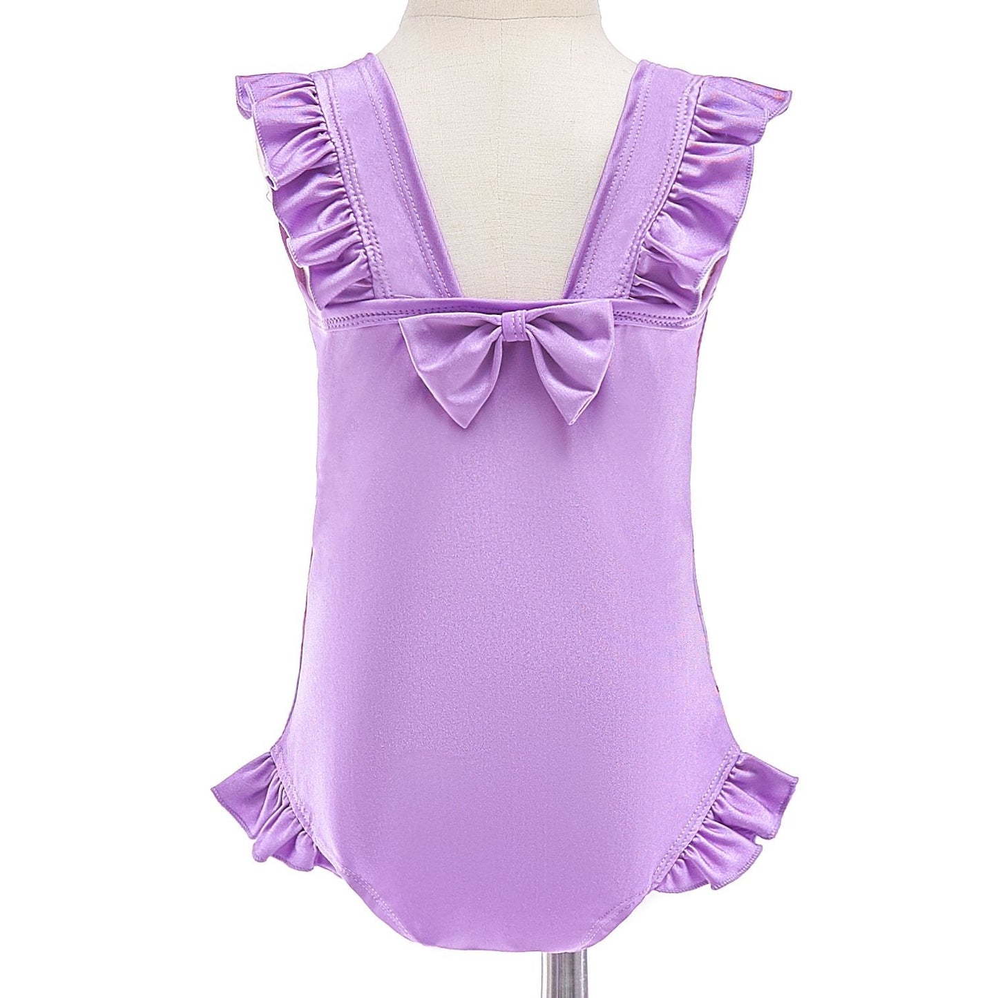 Dressy Daisy Girls Unicorn One Piece Bathing Suit Swimsuit Swimwear Size 3T Purple 054