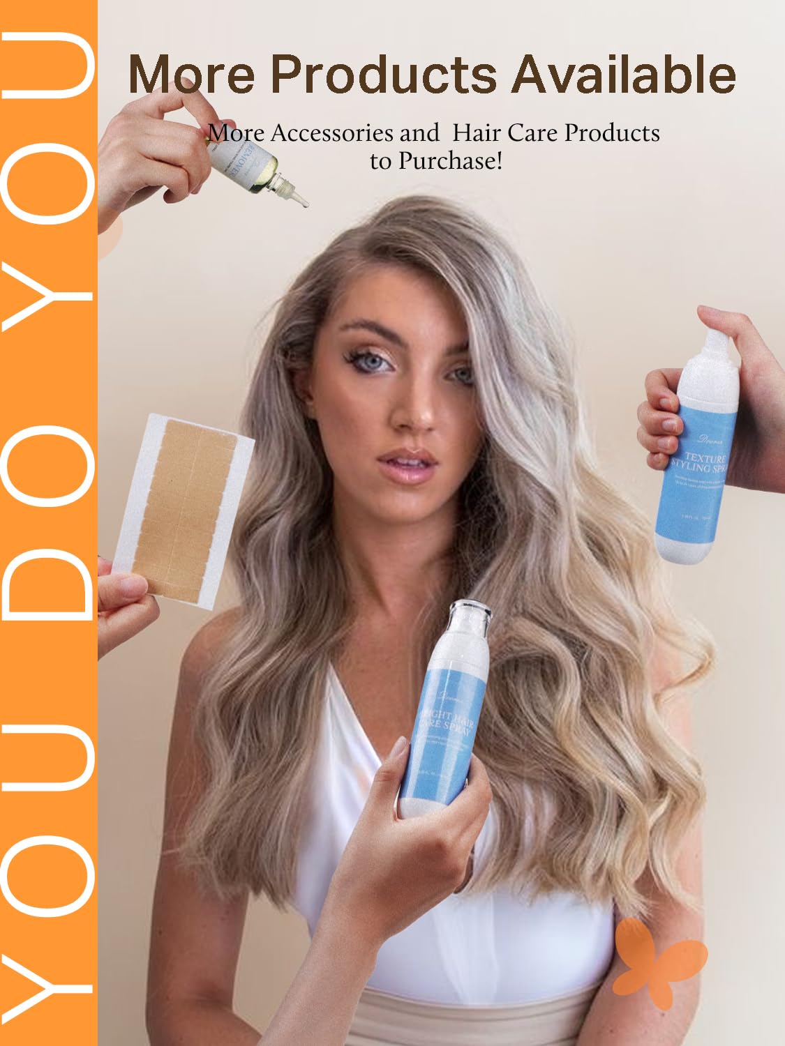 DOORES Hair Extensions Real Human Hair, Medium Brown 10 Inch 30g 20pcs, Tape in Hair Extensions Human Hair Natural Remy Hair Seamless Hair Extensions