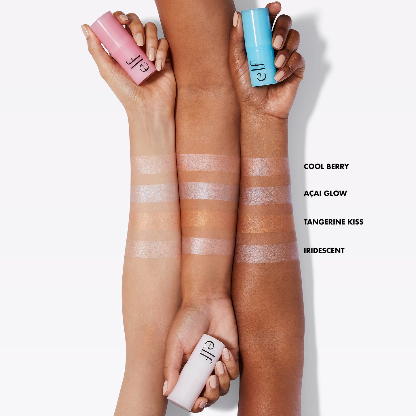 e.l.f. Daily Dew Stick, Cooling Highlighter Stick For Dewy Skin, Gives Your Complexion A Radiant Glow, Vegan & Cruelty-Free, Cool Berry