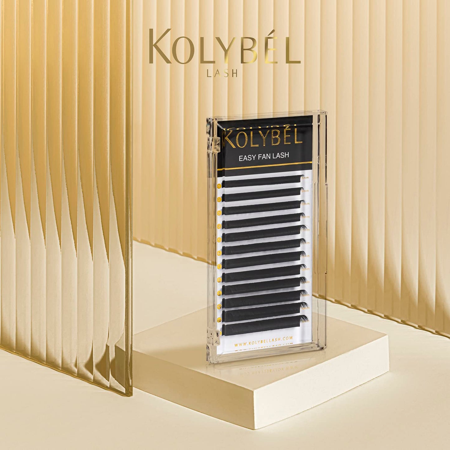 Easy Fan Lashes 0.05 D 8-15MM * 3 Packs & 0.07 D 8-15MM *2 Packs