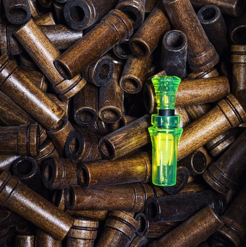 Duck Commander Classic Duck Calls - The Flash Mallard Hen Duck Call - Double-Reed, Short Barrel, Smooth and Silky Tone - for Waterfowl Hunting