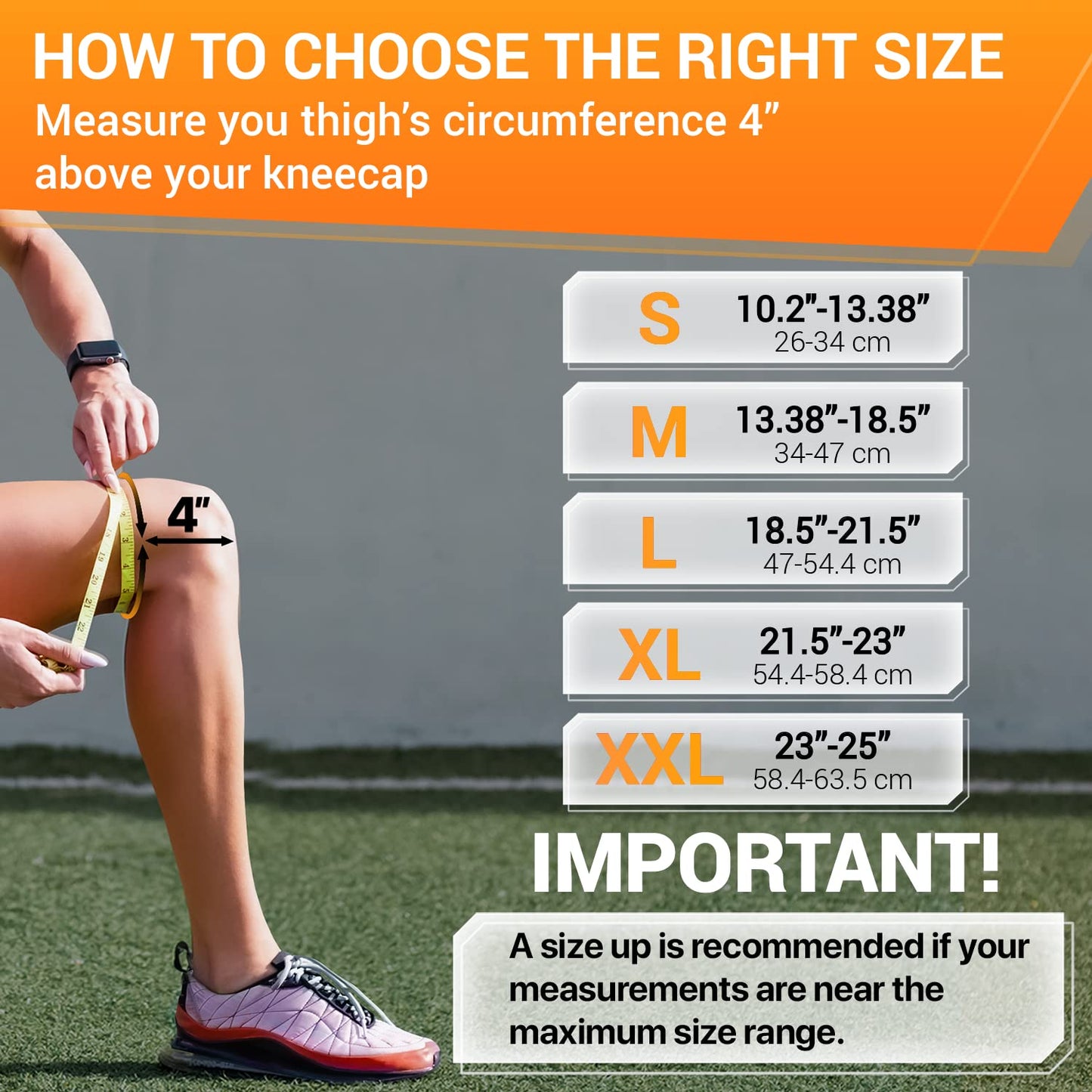 DR. BRACE ELITE Knee Brace with Side Stabilizers & Patella Gel Pads for Maximum Knee Pain Support and fast recovery for men and women-Please Check How To Size Video (Mars, Small)