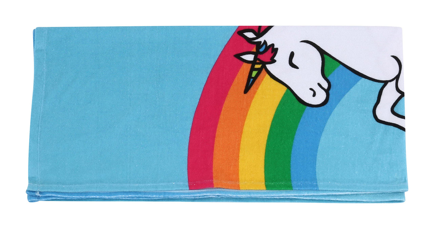 Dreamwave Toddler Girls 3 Piece Swimsuit Set: One-Piece Swimsuit Beach Bag Towel Unicorn S20 4T