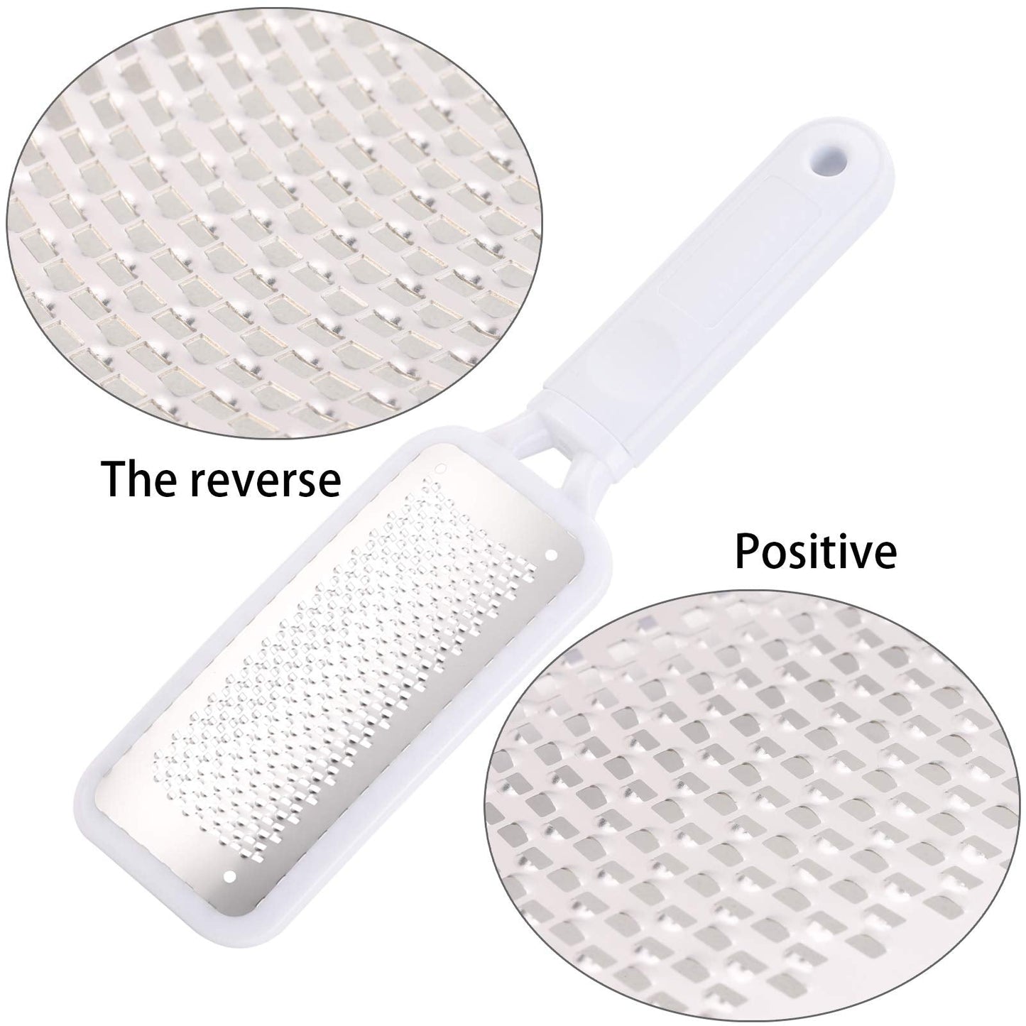 3 Pieces Foot Files Kit Foot Scrubber Colossal Foot File Callus Remover for Dead Skin Foot Grater Pedicure Tools Callus File for Feet
