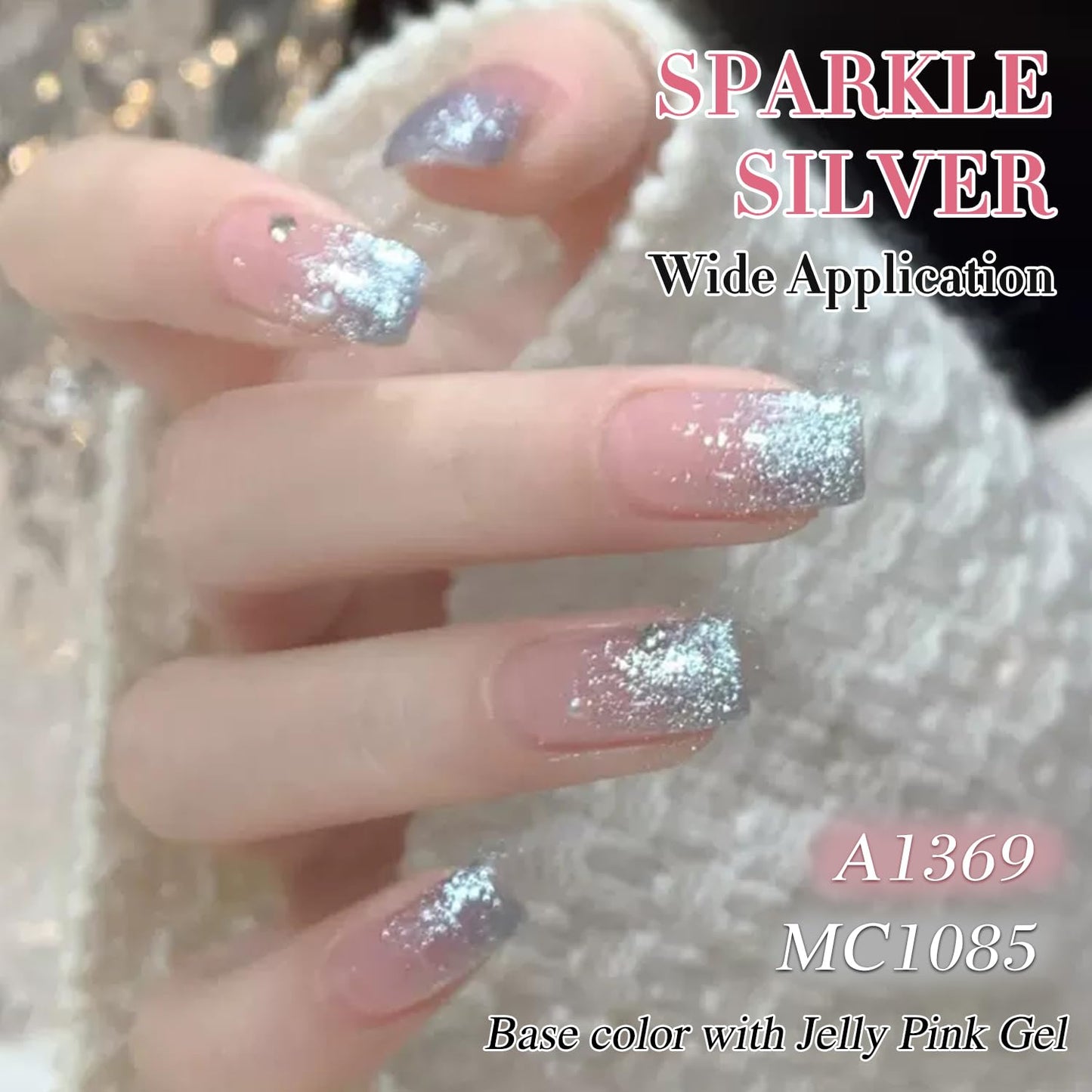 Double Rhythm 15ML Glitter Gel Polish Shimmer Reflective Holographic Color Magnetic for Nail Art Salon DIY at Home (MC1085)