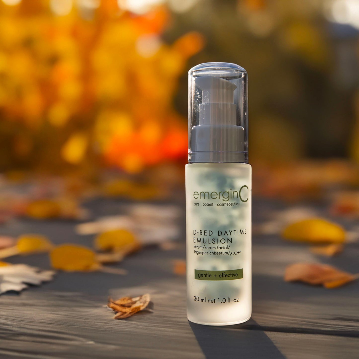 emerginC D-Red Daytime Emulsion - Gentle + Effective Redness Reducing Formula with Aloe Vera, Chamomile + Vitamin E - Soothing, Calming Emulsion for Redness (1 Ounce, 30 ml)