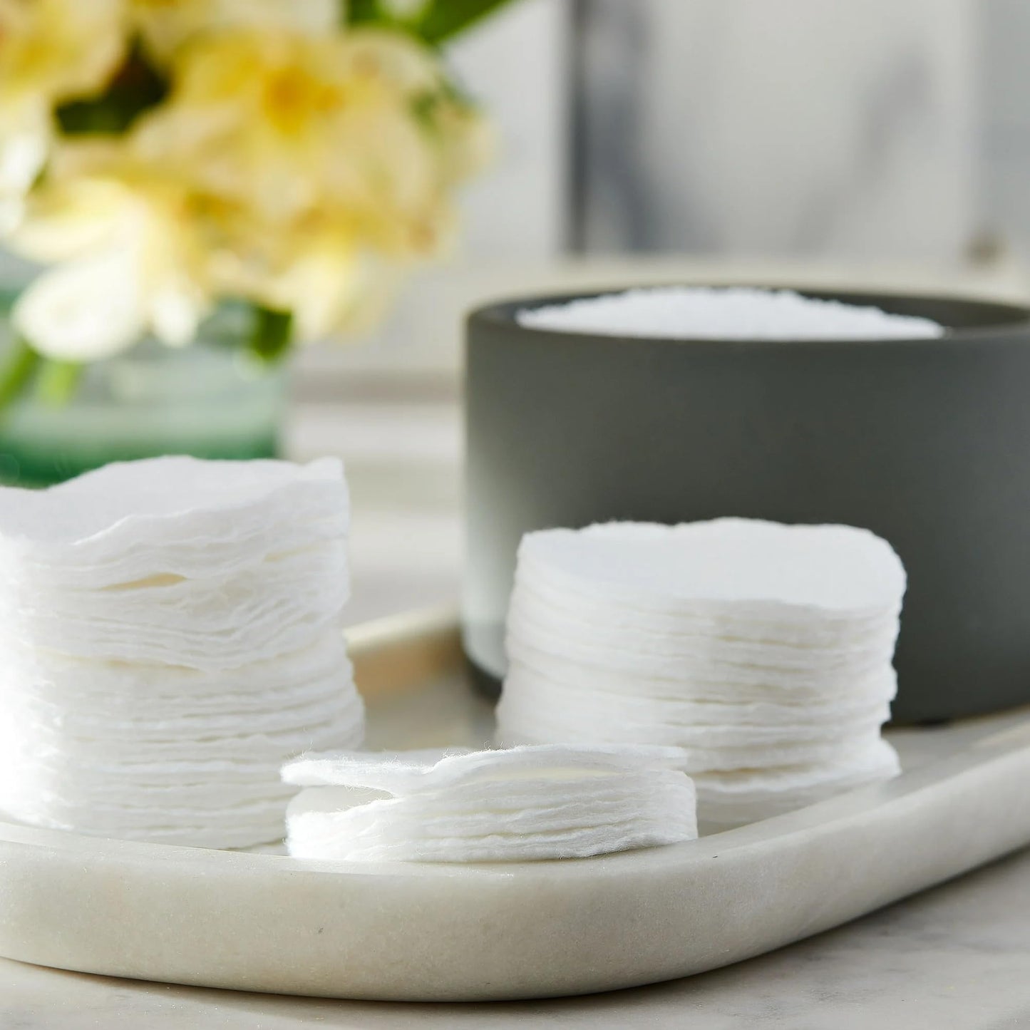 Equate Beauty Premium Cotton Rounds Facial Pads - 100ct Premium Rounds