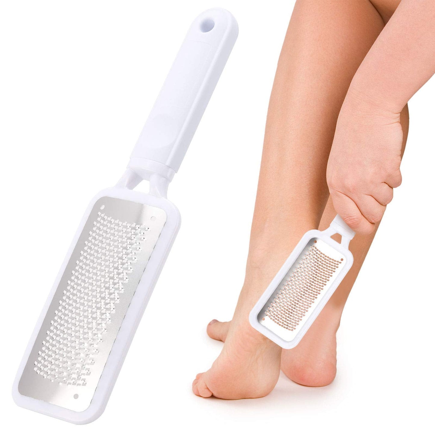 3 Pieces Foot Files Kit Foot Scrubber Colossal Foot File Callus Remover for Dead Skin Foot Grater Pedicure Tools Callus File for Feet