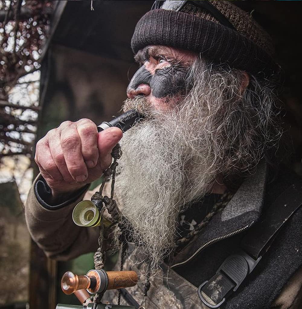 Duck Commander Classic Duck Calls - Pioneer Realtree Edge Camo Duck Call - Double-Reed, Short Barrel, Easy to Blow - for Waterfowl Hunting