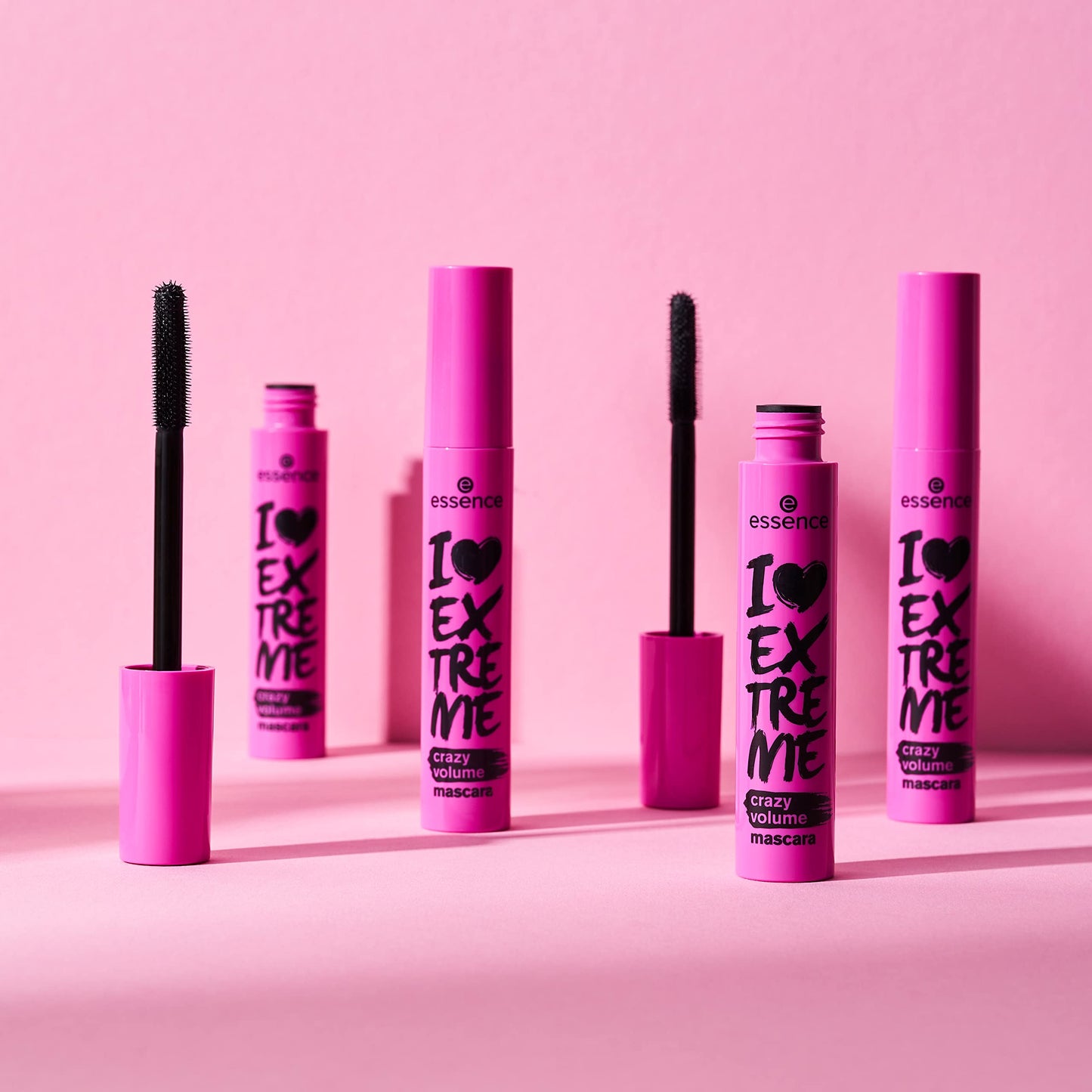 essence | I Love Extreme Crazy Volume Mascara (Pack of 3) | Vegan & Cruelty Free | Free From Parabens-Fragrance, Alcohol & Microplastic Particles