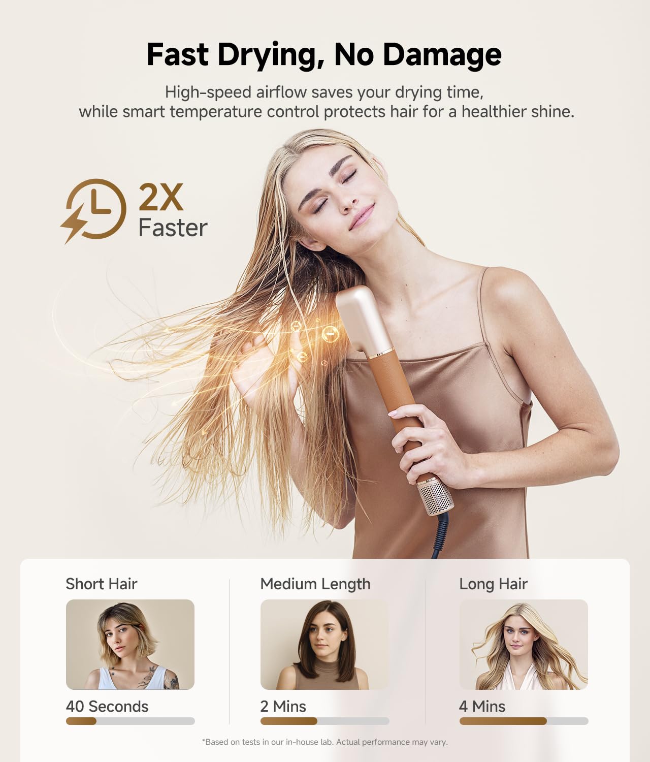 DREAME AirStyle Pro 7-in-1 Hair Styler & High Speed Dryer | Magnetic Attachments for Curling, Smoothing, Volumizing | Fast Drying, Frizz Control, Cool Shot | Luxury Leather Package