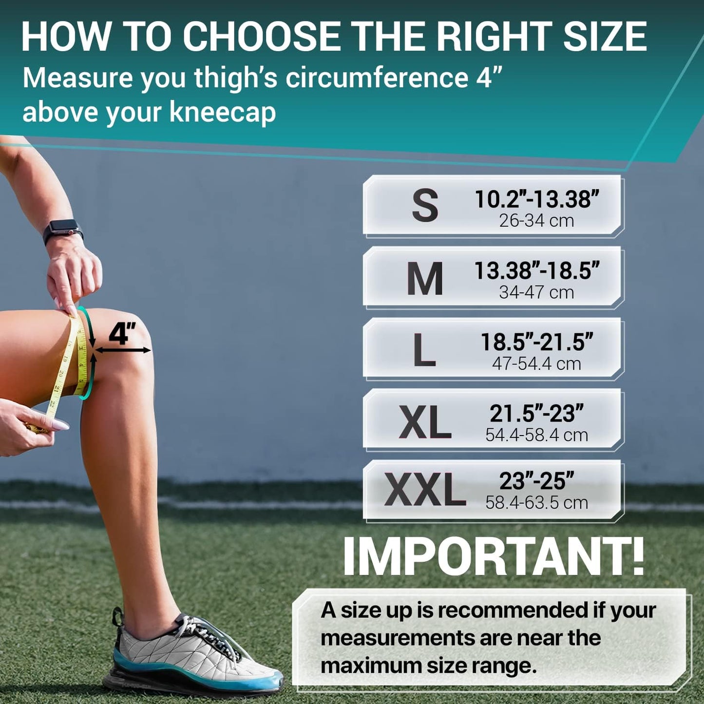 DR. BRACE ELITE Knee Brace with Side Stabilizers & Patella Gel Pads for Maximum Knee Pain Support and fast recovery for men and women-Please Check How To Size Video (Earth, Large)