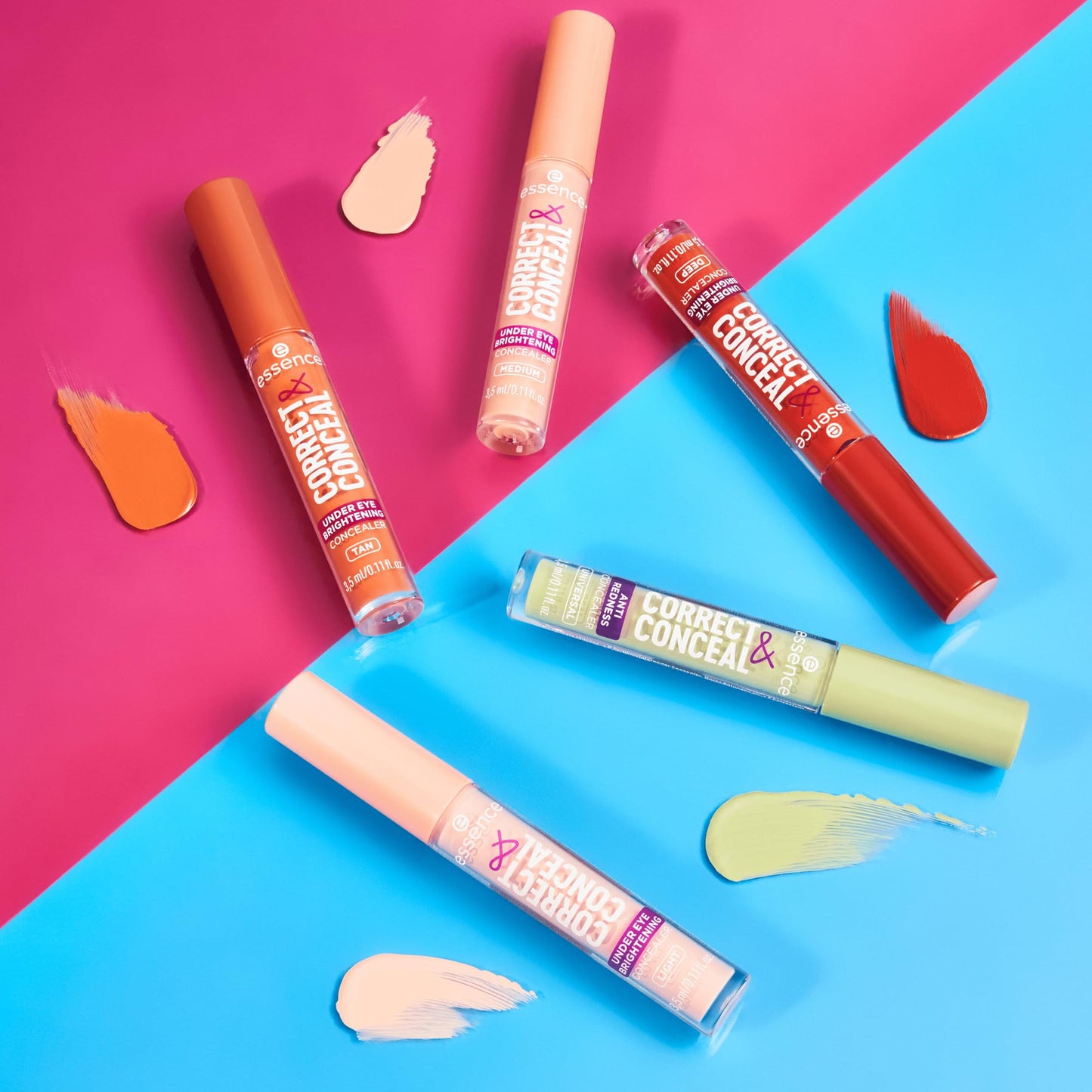 essence | Correct & Conceal Anti-Redness Concealer | Neutralizes Redness with Soothing Aloe Vera | Vegan & Cruelty-Free (100 | Green)