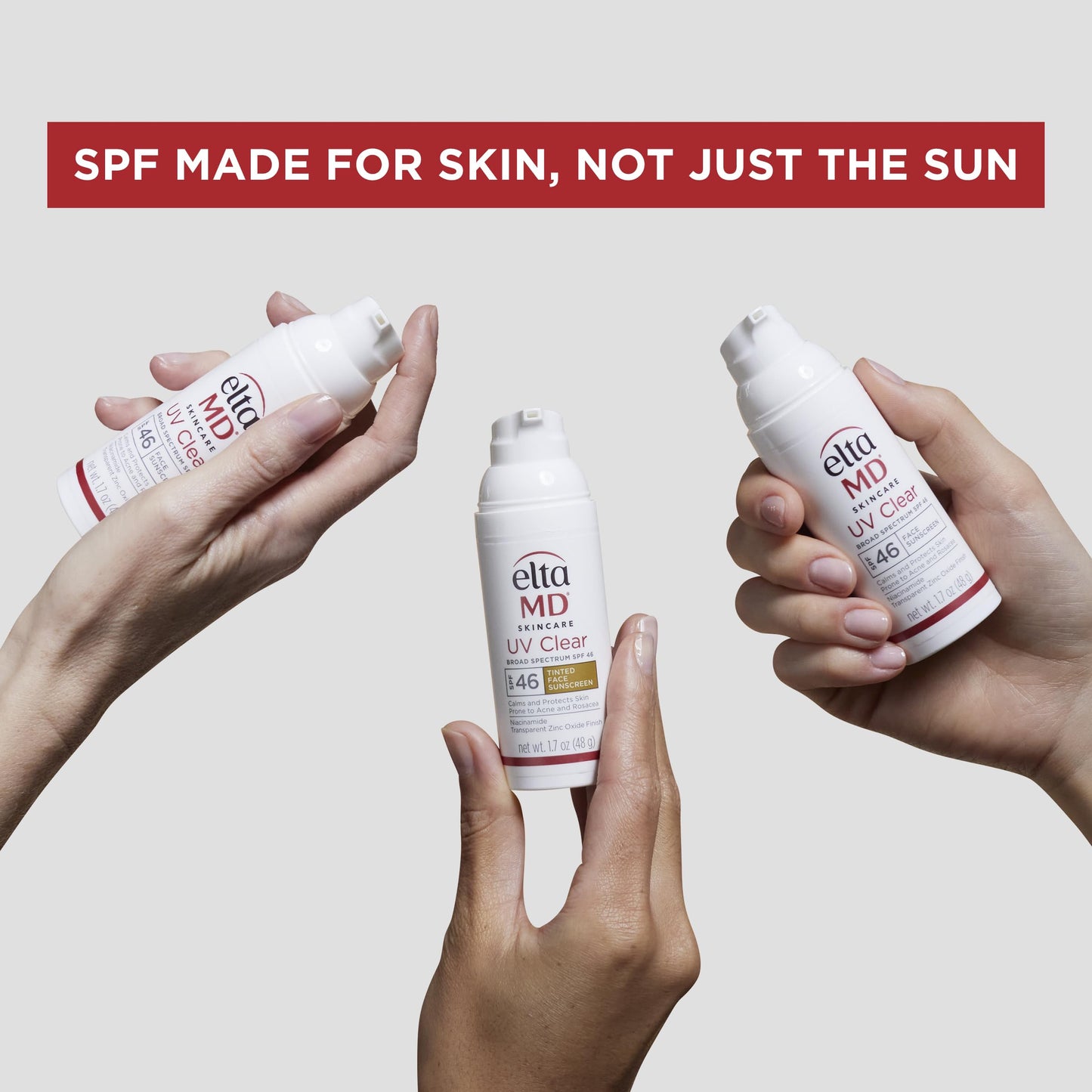 EltaMD UV Daily SPF 40 Face Sunscreen Moisturizer with Zinc Oxide, Daily Face Moisturizer with SPF, Sunscreen, For Dry Skin 1.7 oz Pump