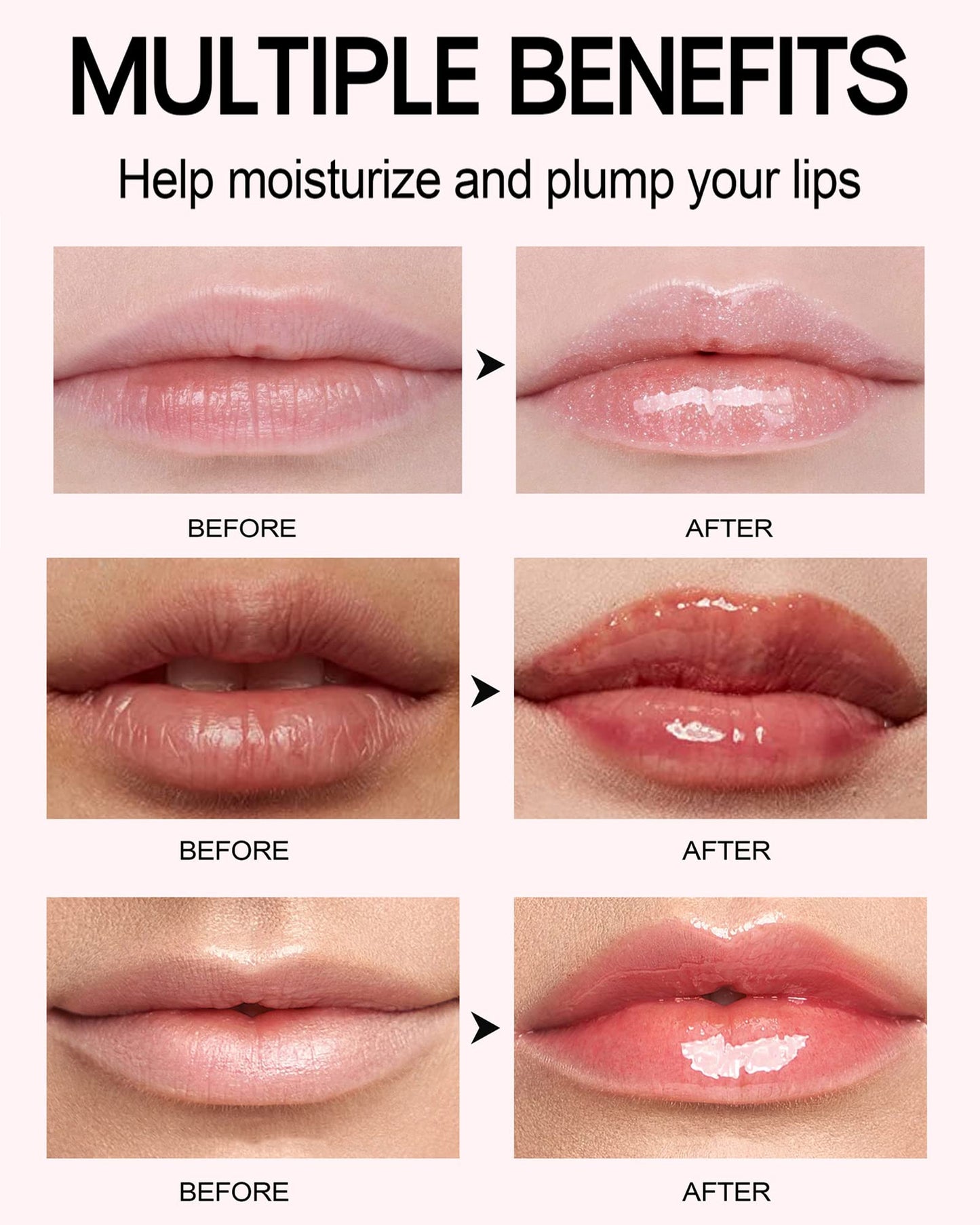 Easilydays Spicy Lip Gloss Plumper Glossy Lip Lipstick, Lifter Gloss, Hydrating, Volumizes, High-Shine, Lip Plumping Lip Glaze Lip Makeup, Plump & Pout Lip Plumper for Women Girls (#04)