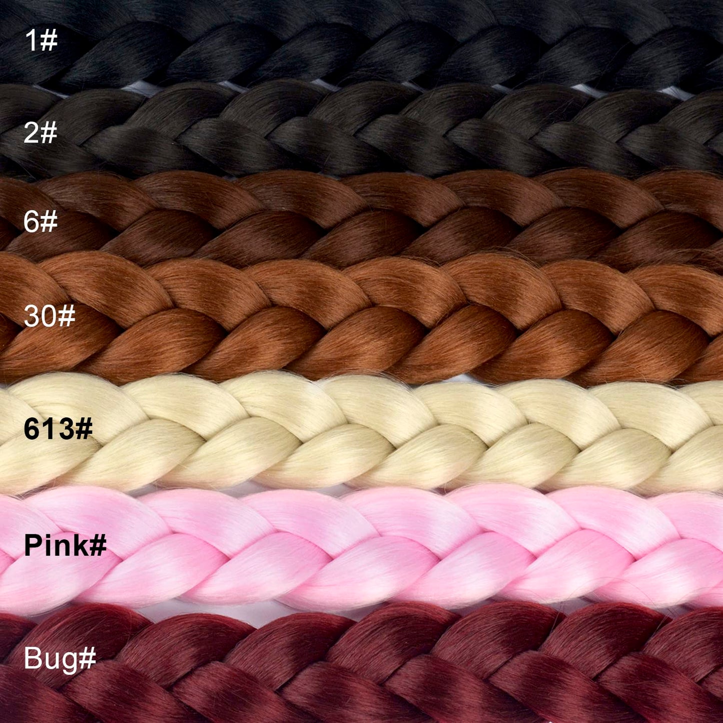 2 Pack Long DIY Braided Ponytail Extension with Hair Tie Straight Wrap Around Hair Extensions Ponytail(2#)